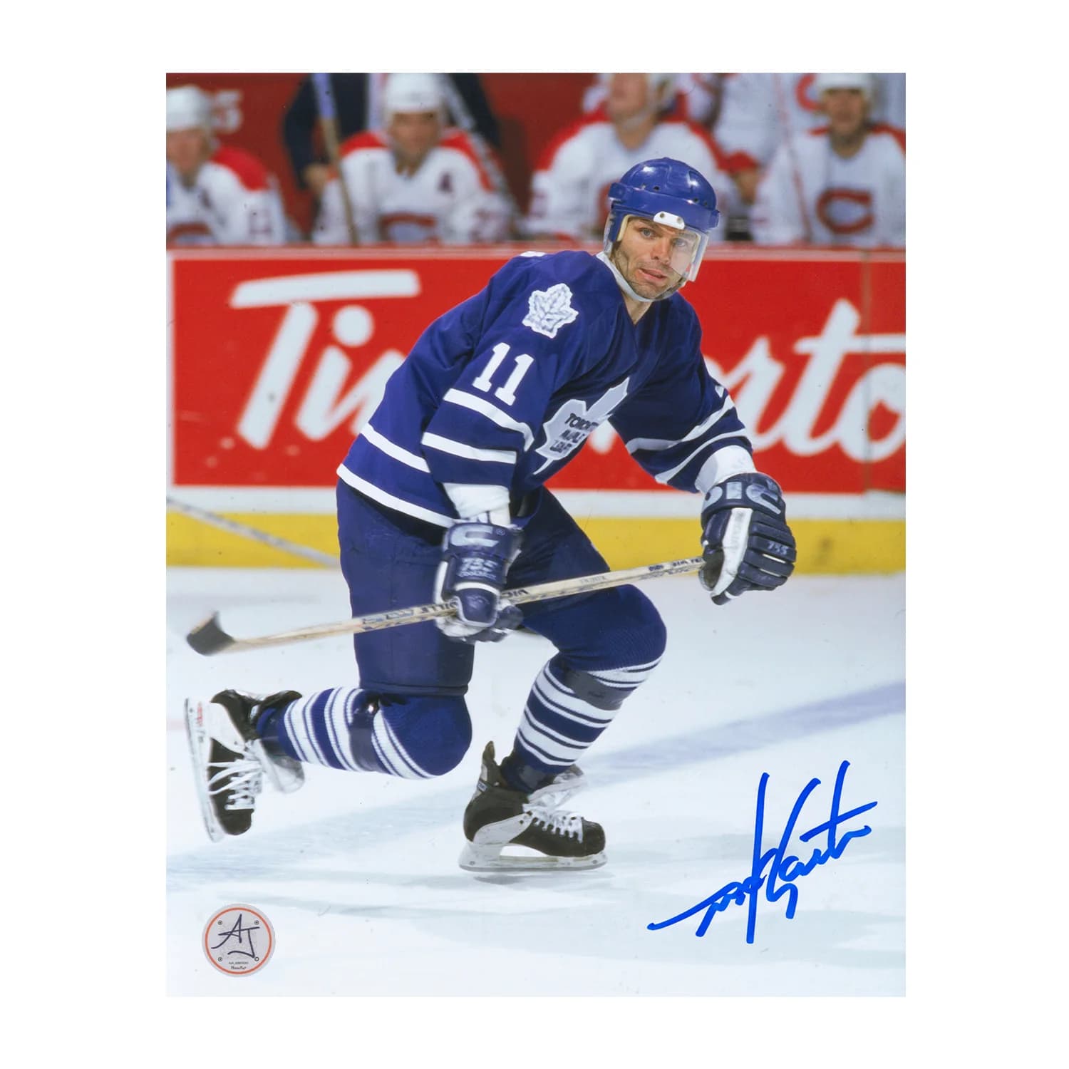 Mike Gartner Autographed Toronto Maple Leafs Hockey 8x10 Photo Mike Gartner Photo 8x10-hockey, Toronto Maple Leafs, supplier stock photo