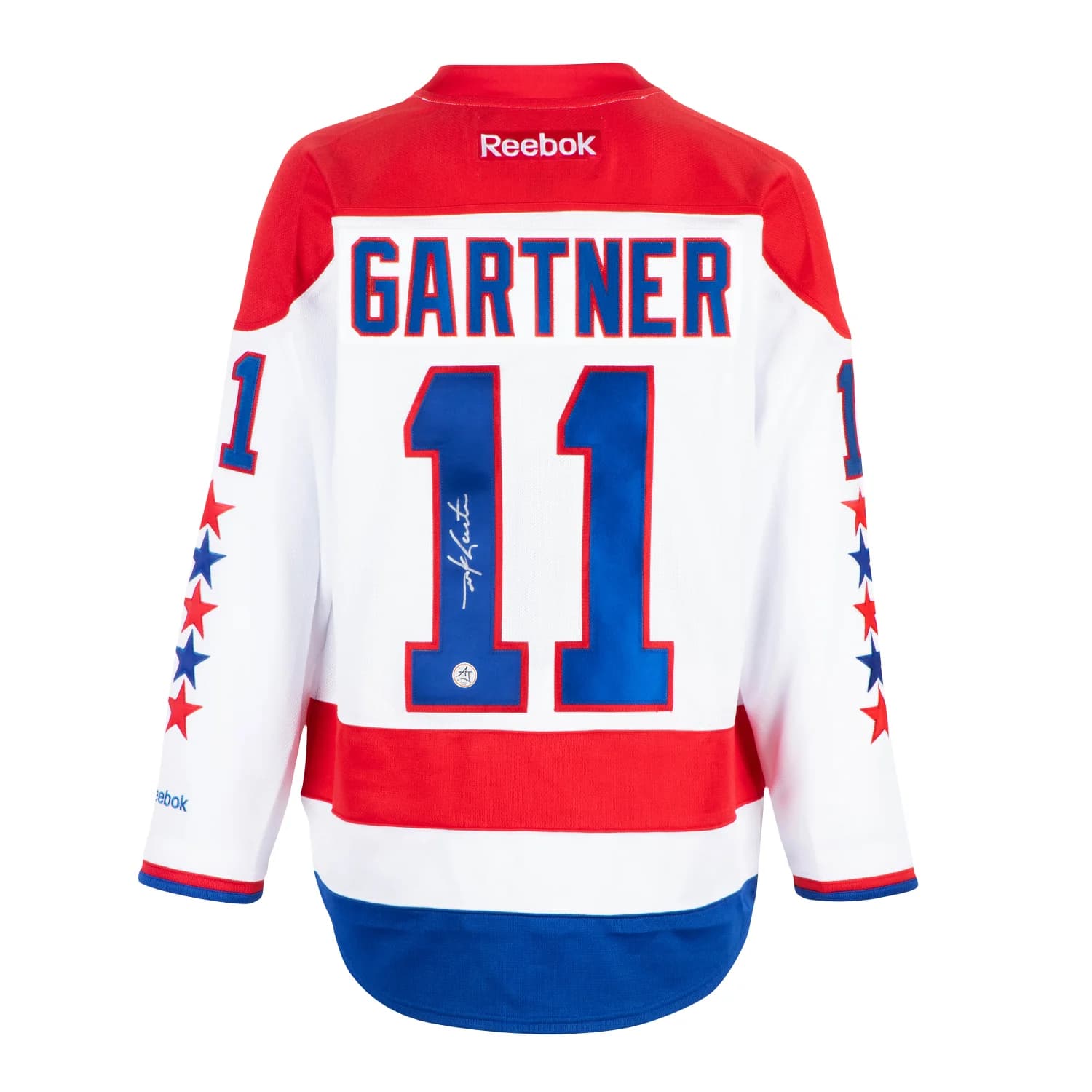 Mike Gartner Autographed Washington Capitals Vintage Reebok Jersey Mike Gartner Jersey vintage-reebok, Washington Capitals, supplier stock photo