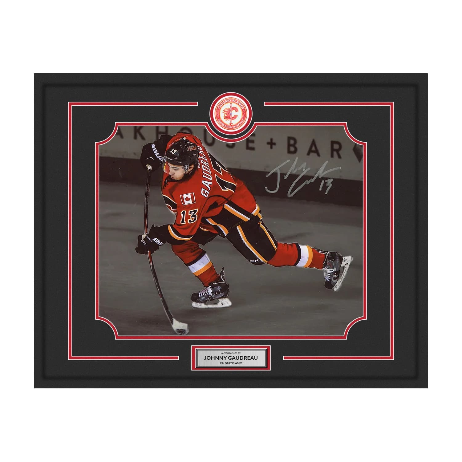 Johnny Gaudreau Autographed Calgary Flames Elegant Hockey 28x30 Frame Johnny Gaudreau Other 28x30-johnny-gaudreau-calgary-flames-elegant, Calgary Flames, supplier stock photo