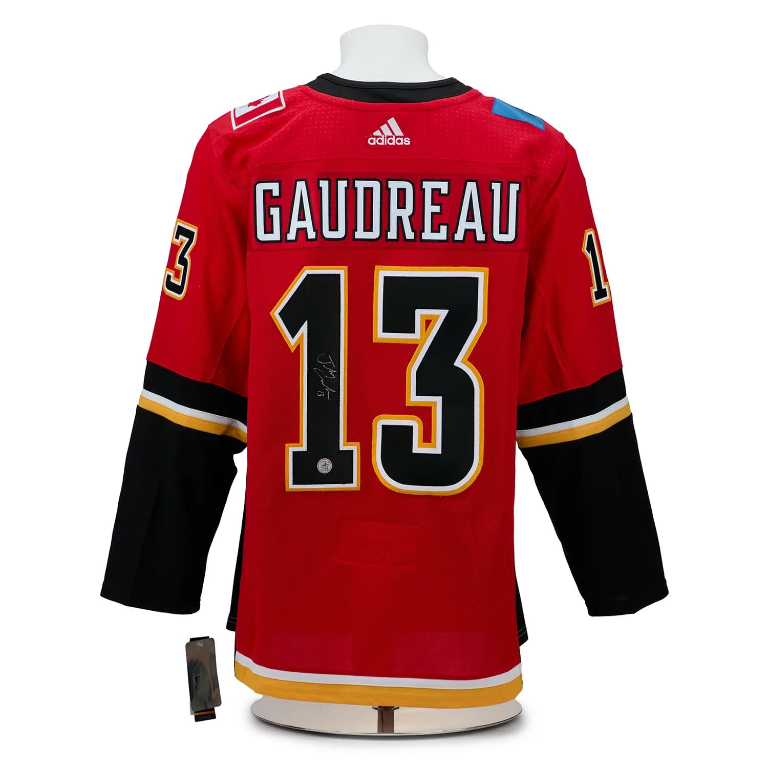 Johnny Gaudreau Signed Calgary Flames Black Logo adidas Jersey Johnny Gaudreau Jersey johnny-gaudreau-calgary-flames-black-logo, Calgary Flames, supplier stock photo