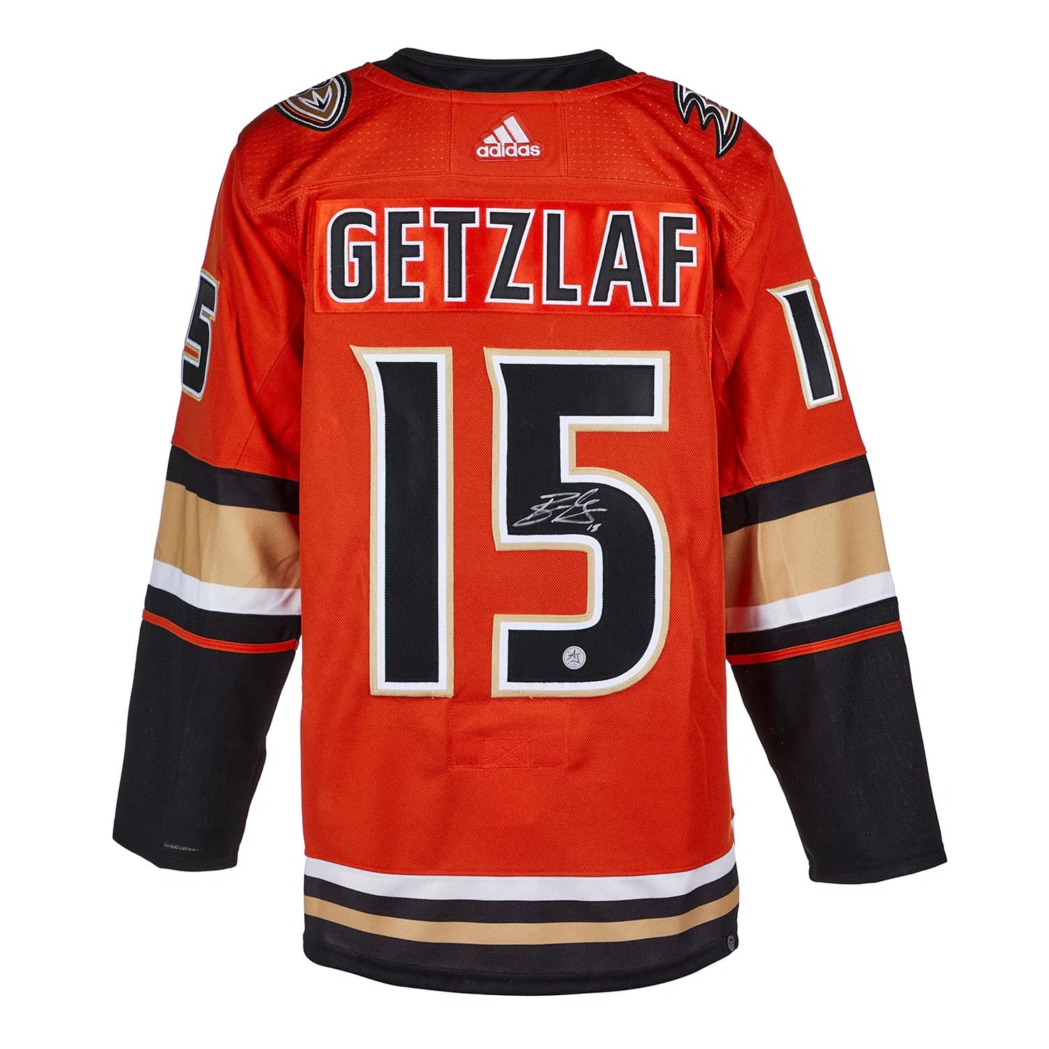 Ryan Getzlaf Signed Anaheim Ducks Orange Retro Third adidas Jersey Ryan Getzlaf Jersey orange-retro-third-adidas, Anaheim Ducks, supplier stock photo