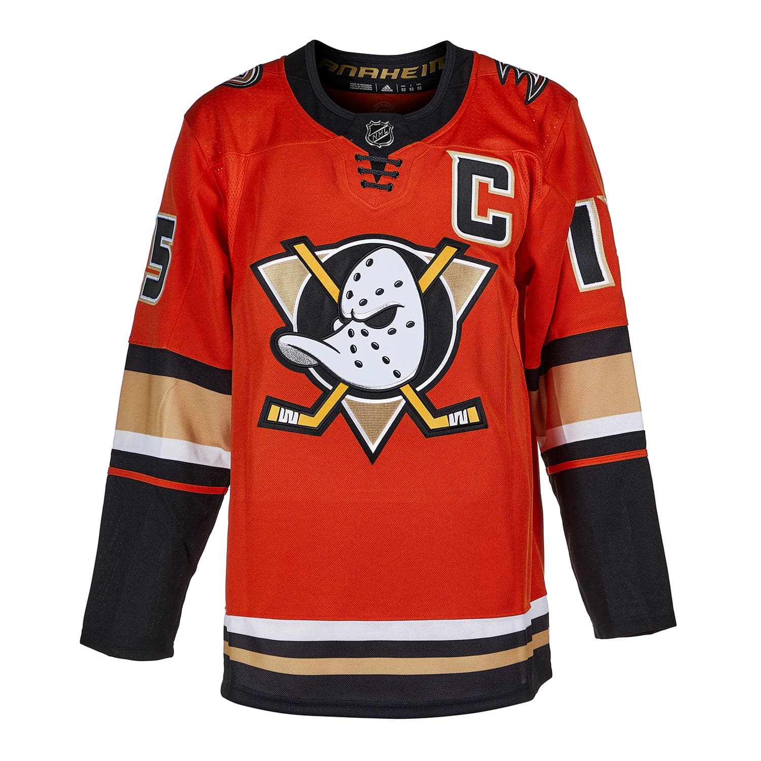 Ryan Getzlaf Signed Anaheim Ducks Orange Retro Third adidas Jersey Ryan Getzlaf Jersey orange-retro-third-adidas, Anaheim Ducks, view 2, supplier stock photo