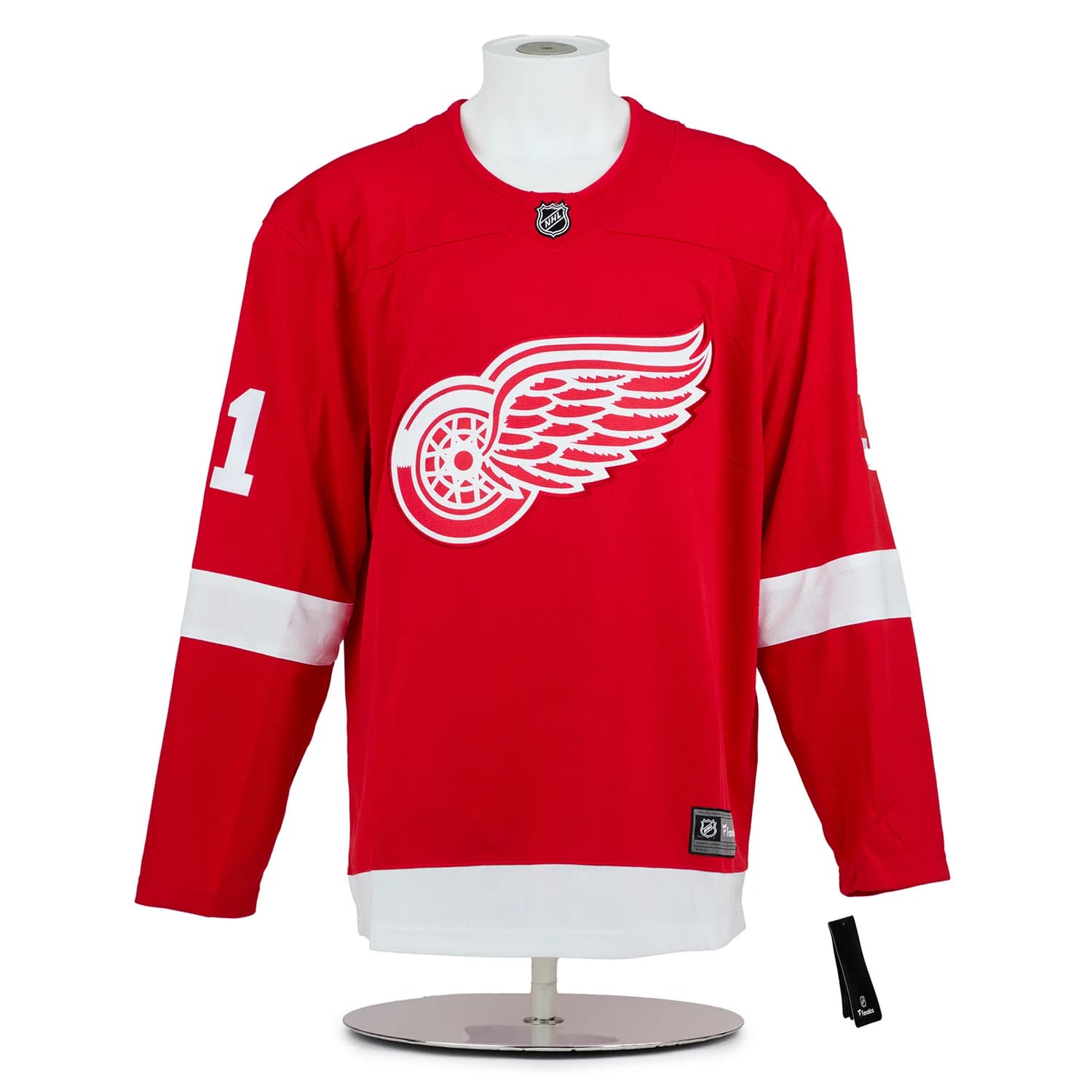 Eddie Giacomin Autographed Detroit Red Wings Fanatics Breakaway Jersey Eddie Giacomin Jersey eddie-giacomin-breakaway, Detroit Red Wings, view 2, supplier stock photo