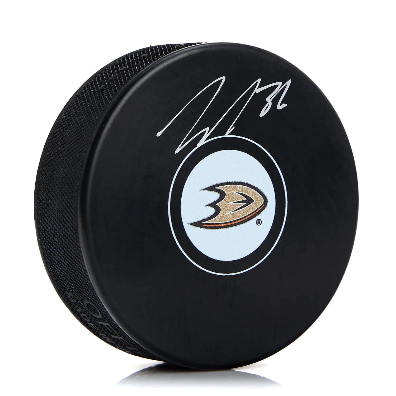 John Gibson Anaheim Ducks Autographed Hockey Puck John Gibson Puck hockey, Anaheim Ducks, supplier stock photo