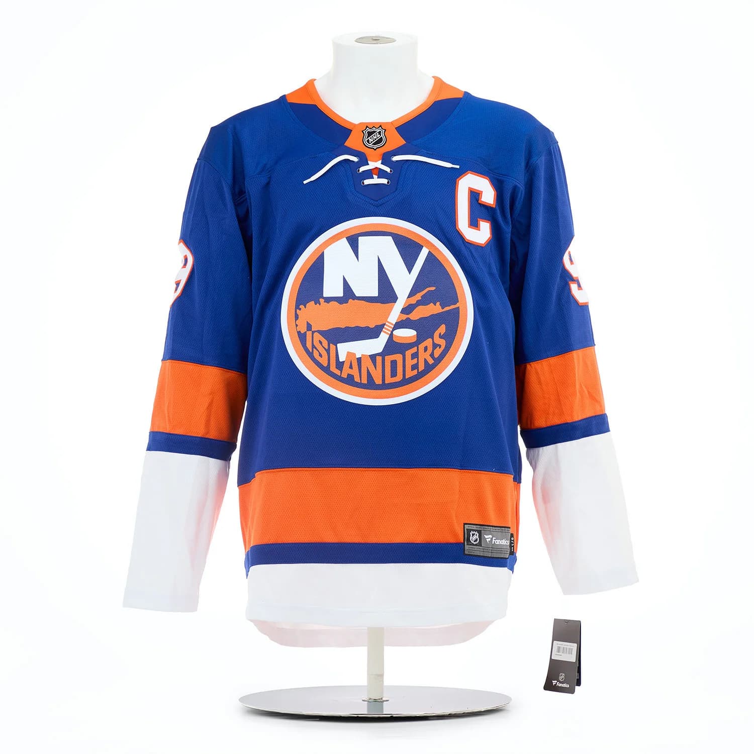 Clark Gillies Autographed New York Islanders Fanatics Breakaway Jersey Clark Gillies Jersey clark-gillies-york-islanders-breakaway, New York Islanders, view 2, supplier stock photo