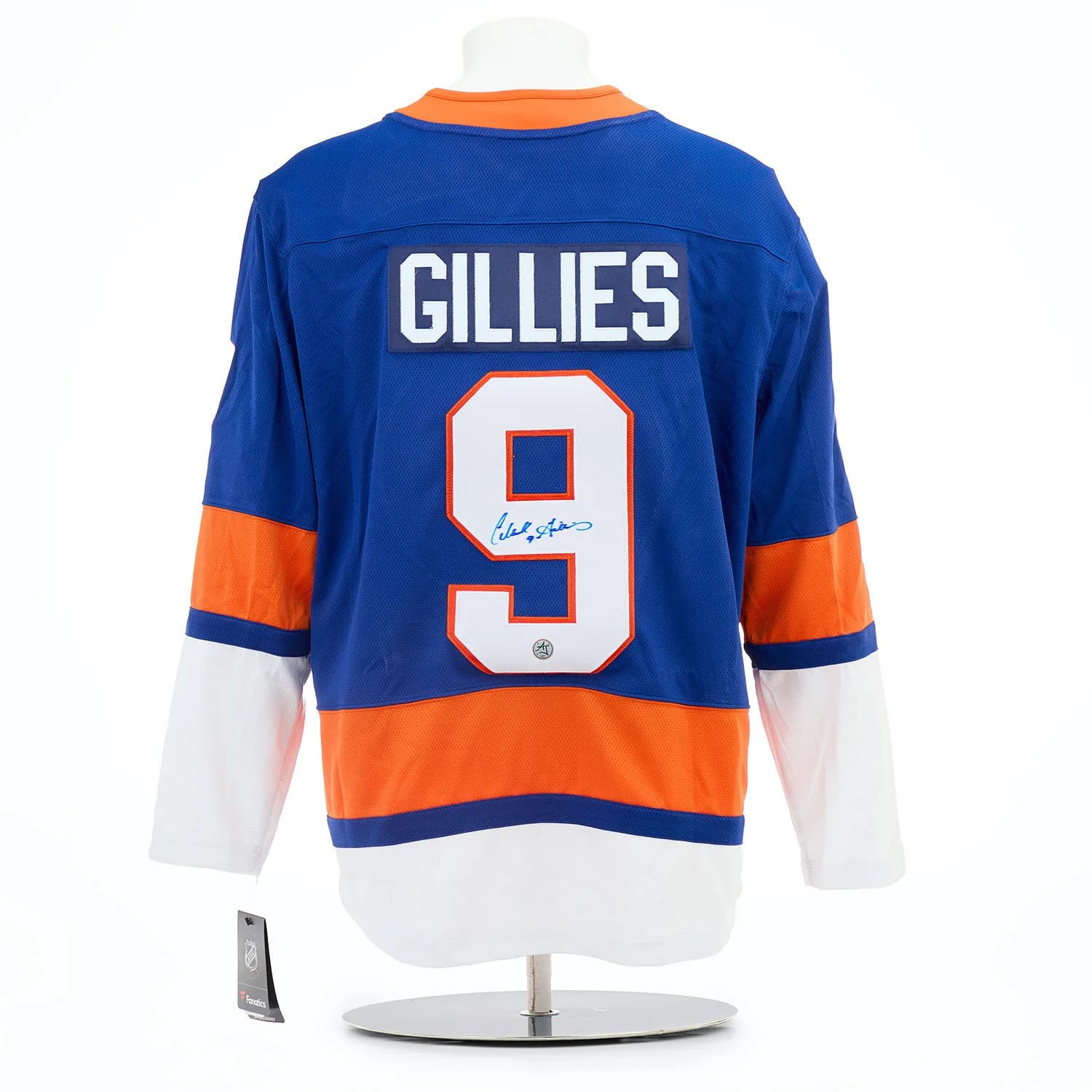 Clark Gillies Autographed New York Islanders Fanatics Breakaway Jersey Clark Gillies Jersey clark-gillies-york-islanders-breakaway, New York Islanders, supplier stock photo