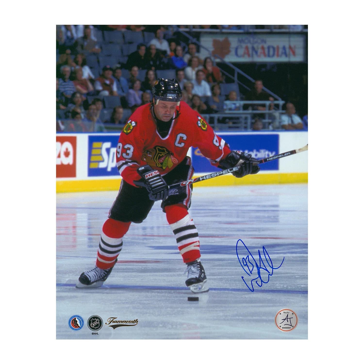 Doug Gilmour Autographed Chicago Blackhawks Point Shot 8x10 Photo Doug Gilmour Photo 8x10-point-shot, Chicago Blackhawks, supplier stock photo