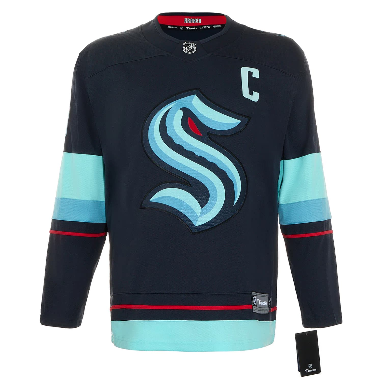 Mark Giordano Autographed Seattle Kraken Fanatics Breakaway Jersey Mark Giordano Jersey breakaway, Seattle Kraken, view 2, supplier stock photo
