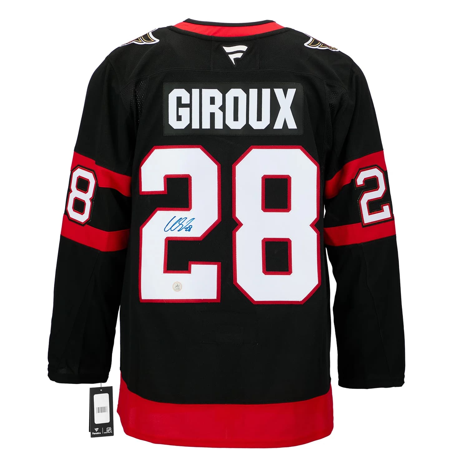 Claude Giroux Autographed Ottawa Senators Fanatics Premium Jersey Claude Giroux Jersey premium, Ottawa Senators, supplier stock photo