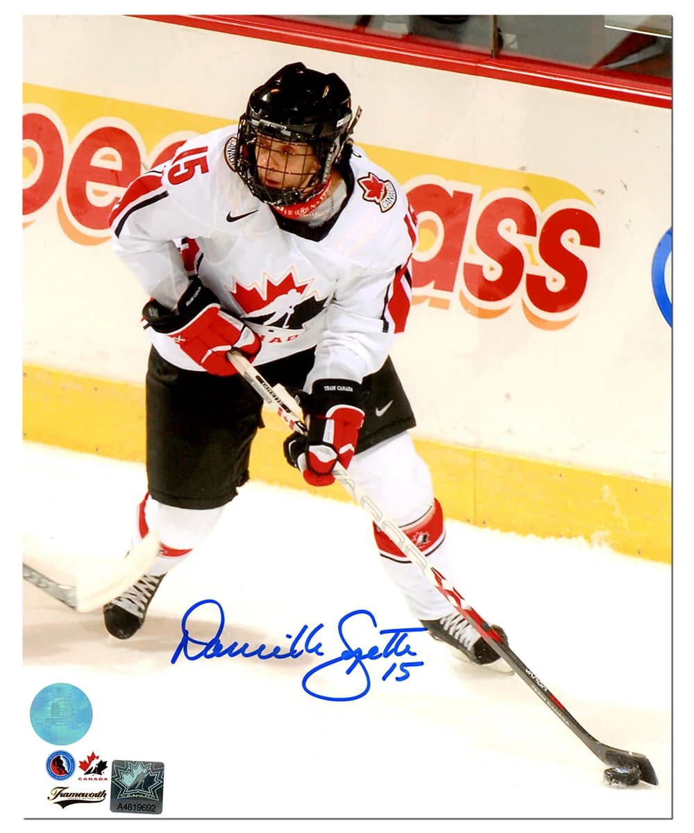 Danielle Goyette Autographed Team Canada Olympic Hockey 8x10 Photo Danielle Goyette Photo 8x10-team-canada-olympic-hockey, supplier stock photo