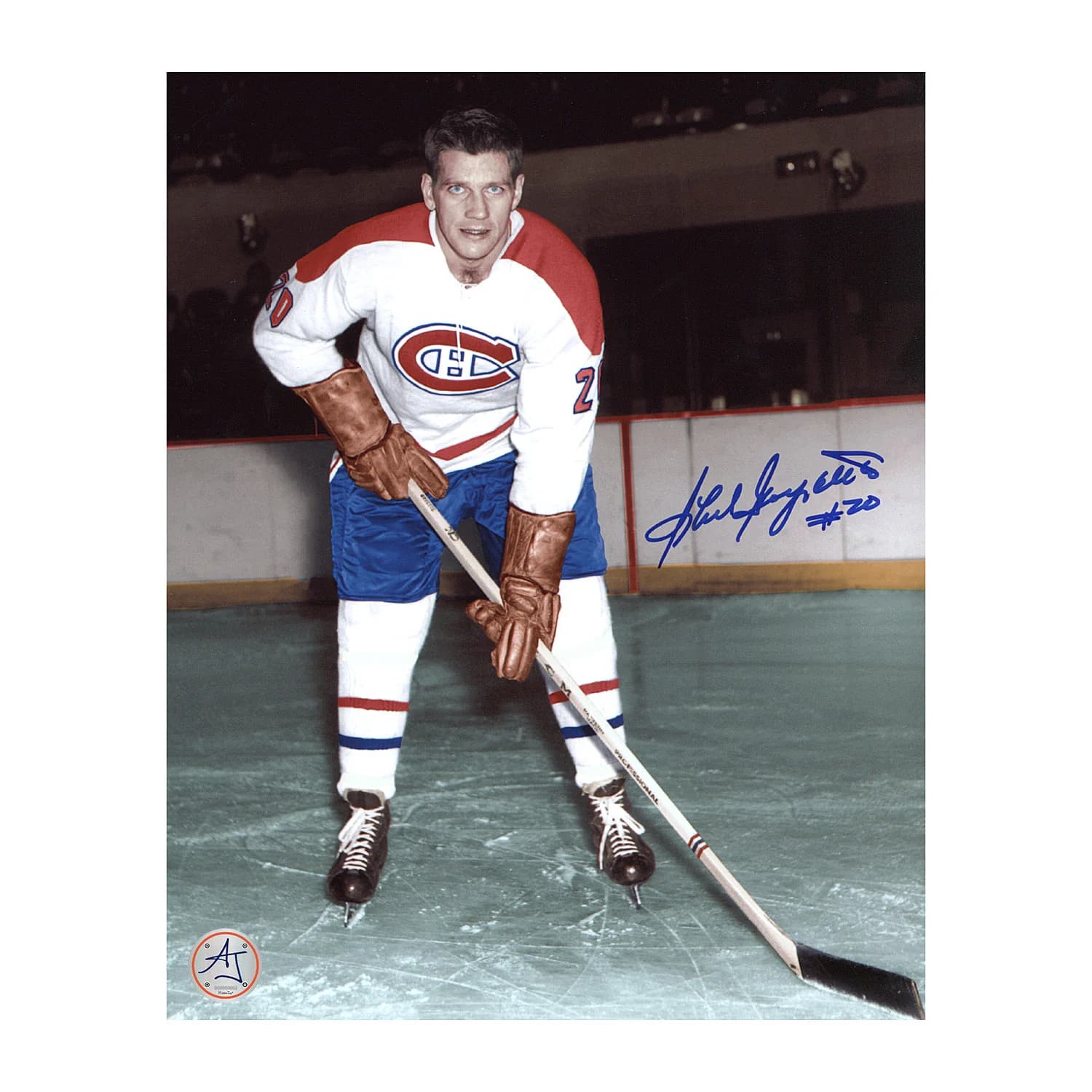 Phil Goyette Autographed Montreal Canadiens Hockey 8x10 Photo Phil Goyette Photo 8x10-hockey, Montreal Canadiens, supplier stock photo
