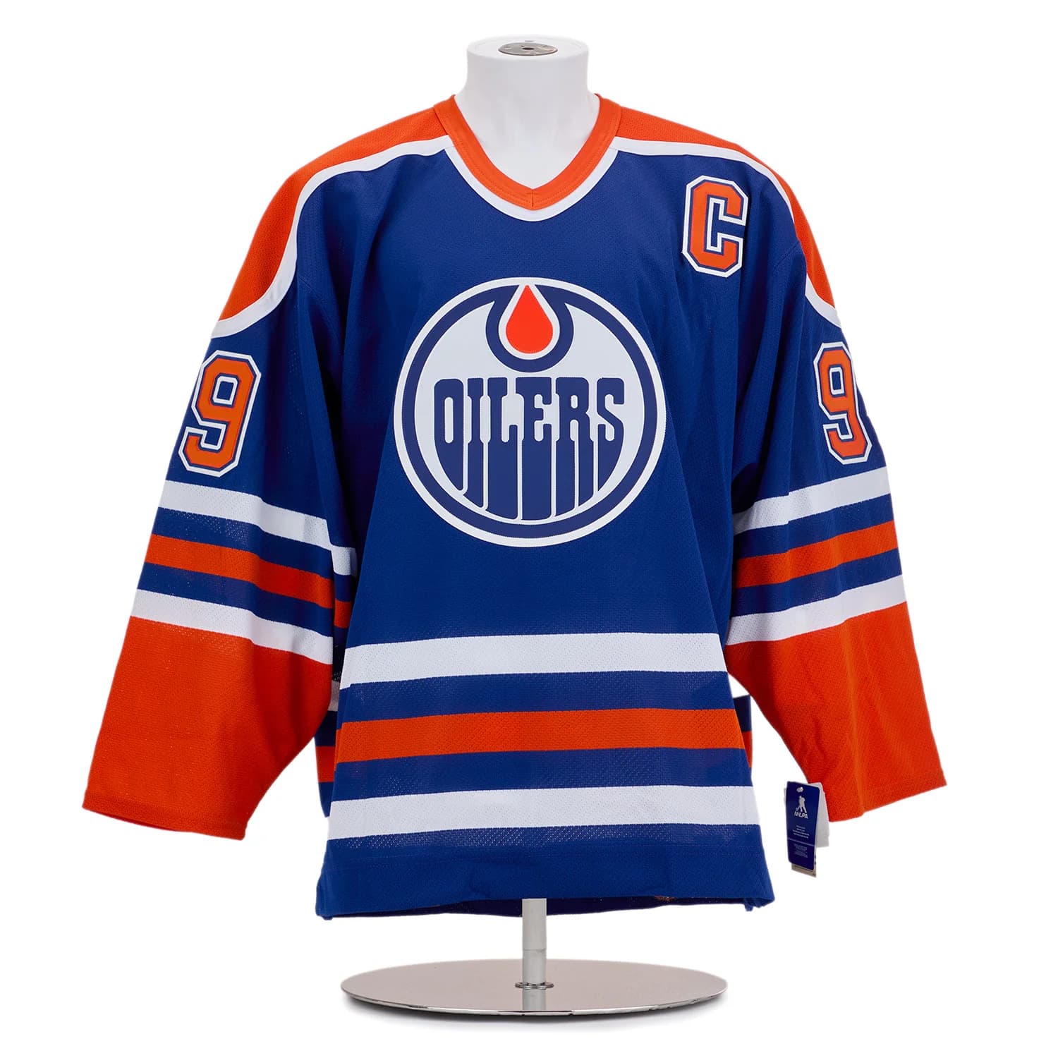Wayne Gretzky Autographed Edmonton Oilers Authentic Vintage CCM Jersey Wayne Gretzky Jersey vintage-ccm, Edmonton Oilers, view 2, supplier stock photo