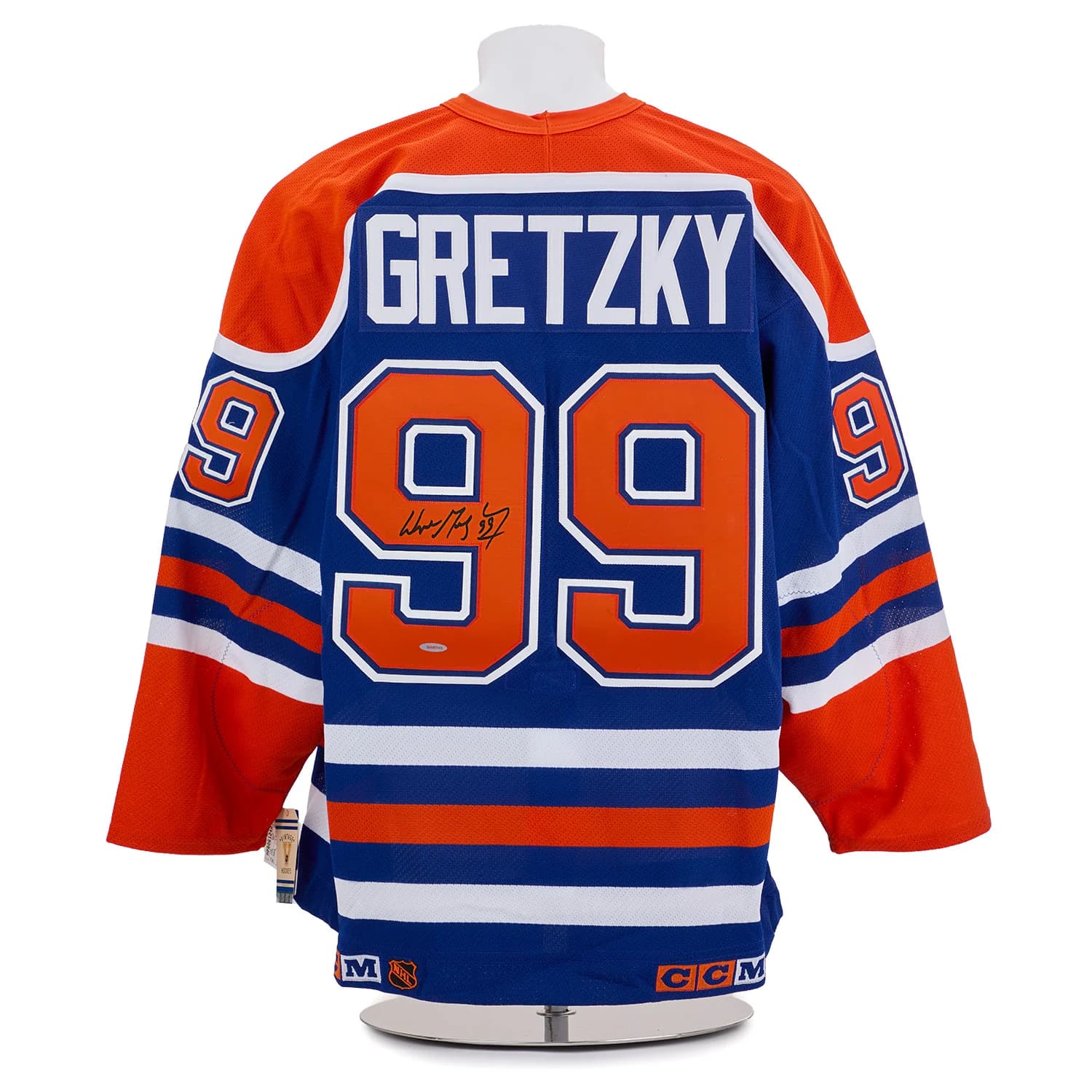 Wayne Gretzky Autographed Edmonton Oilers Authentic Vintage CCM Jersey Wayne Gretzky Jersey vintage-ccm, Edmonton Oilers, supplier stock photo