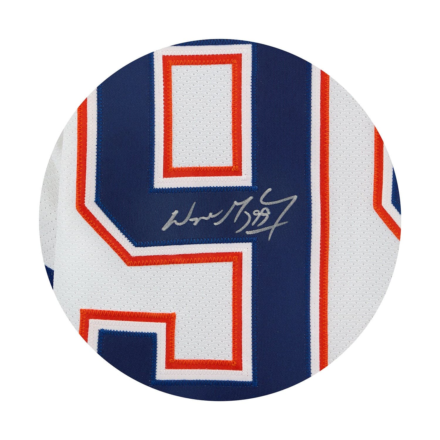 Wayne Gretzky Signed Edmonton Oilers Authentic White Vintage CCM Jersey UDA COA Wayne Gretzky Jersey white-vintage-ccm, Edmonton Oilers, view 3, supplier stock photo