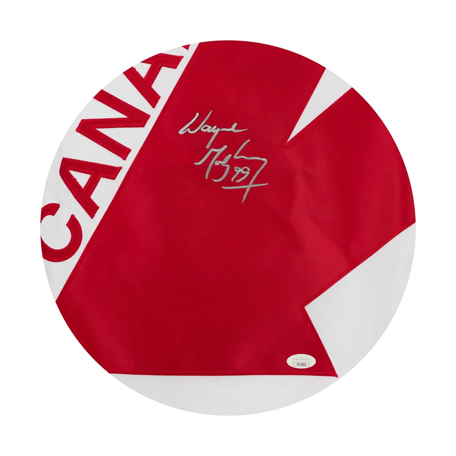 Wayne Gretzky Signed 1987 Canada Cup Custom Jersey With Fight Strap Wayne Gretzky Jersey 1987-canada-cup-fight-strap, view 3, supplier stock photo