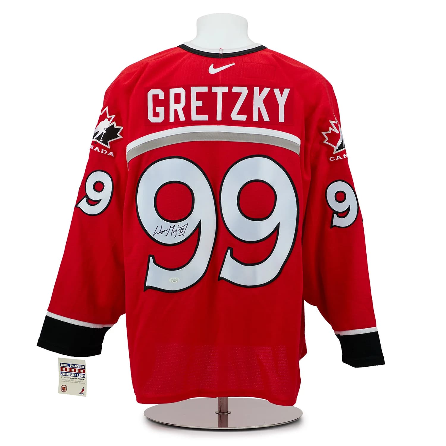 Wayne Gretzky Signed Team Canada 1998 Olympic Hockey Nike Hockey Jersey Wayne Gretzky Jersey team-canada-1998-olympic-hockey-nike, supplier stock photo