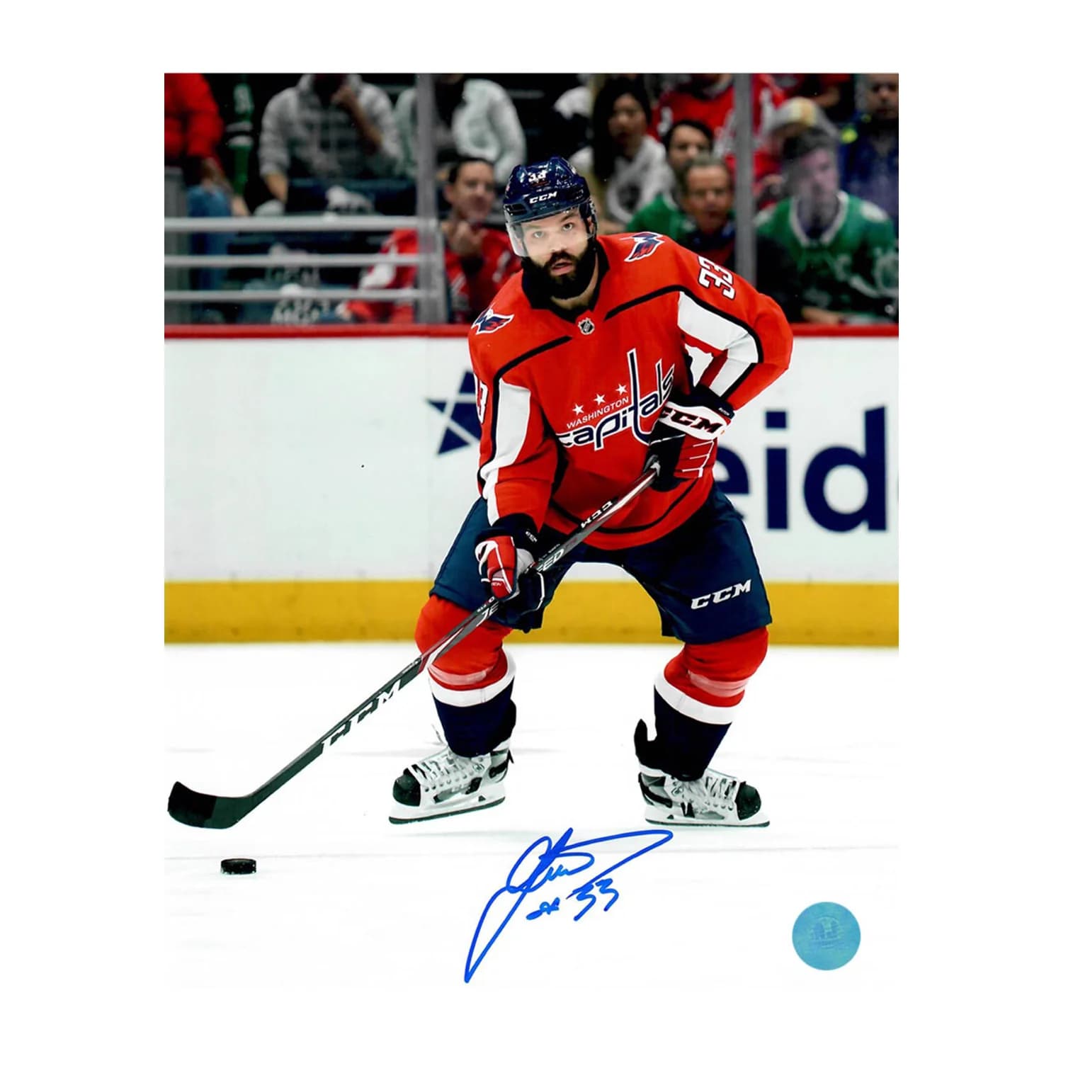 Radko Gudas Autographed Washington Capitals Game Action 8x10 Photo Radko Gudas Photo 8x10-game-action, Washington Capitals, supplier stock photo