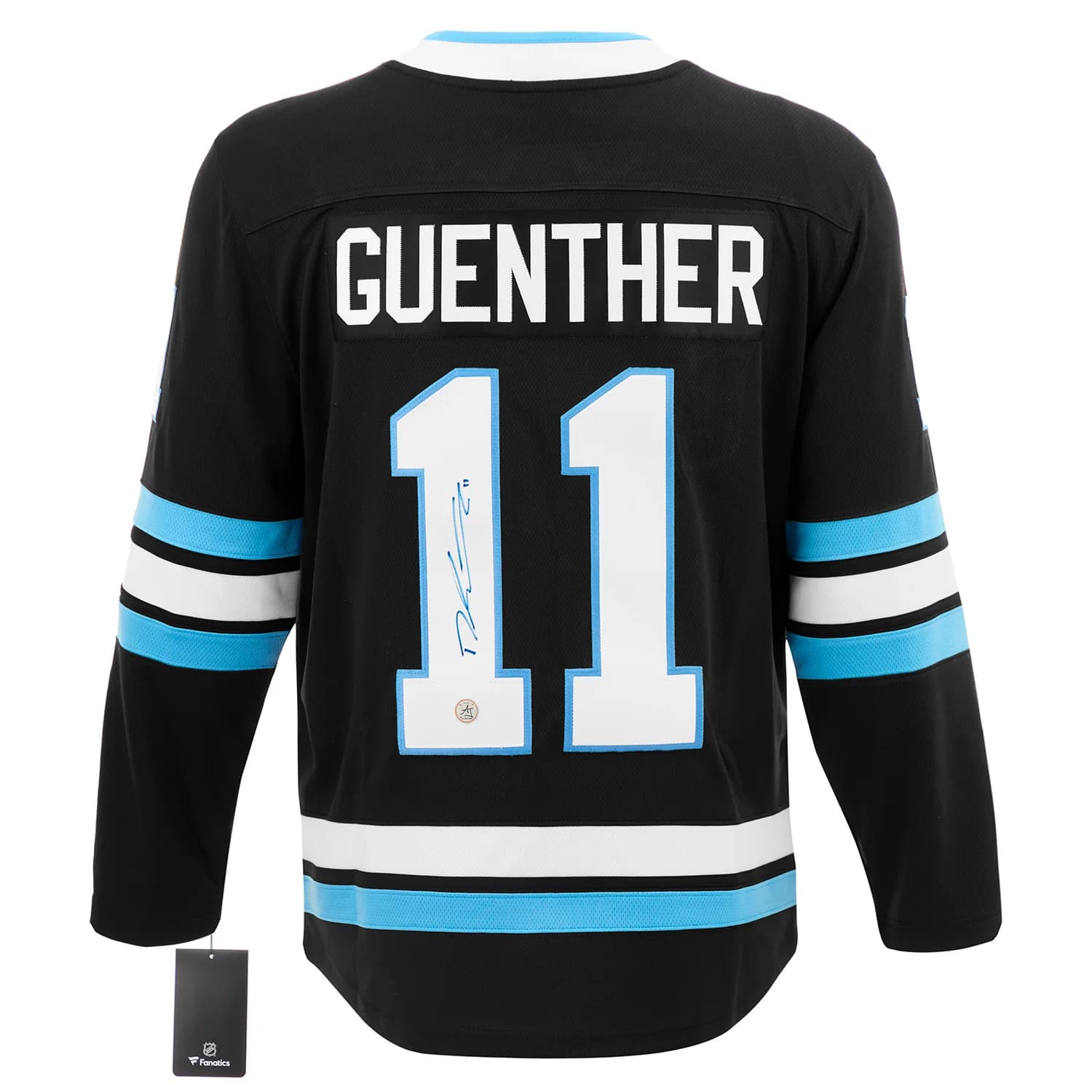 Dylan Guenther Signed Utah Hockey Club Fanatics Breakaway Jersey Dylan Guenther Jersey utah-hockey-club-breakaway, supplier stock photo