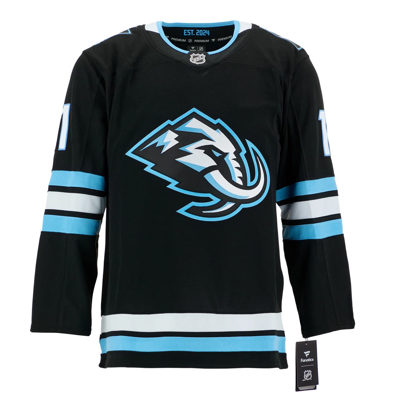 Dylan Guenther Autographed Utah Mammoth Fanatics Premium Jersey Dylan Guenther Jersey utah-mammoth-premium, view 2, supplier stock photo