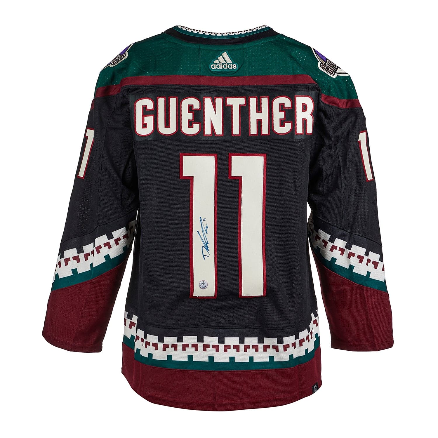 Dylan Guenther Autographed Arizona Coyotes adidas Jersey Dylan Guenther Jersey adidas, Arizona Coyotes, supplier stock photo