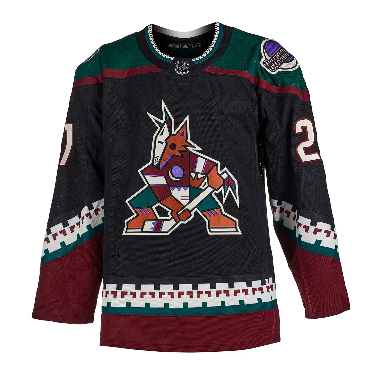 Dylan Guenther Arizona Coyotes Signed Draft Day adidas Jersey with 9th Pick Note Dylan Guenther Jersey draft-day-adidas-9th-pick-note, Arizona Coyotes, view 2, supplier stock photo