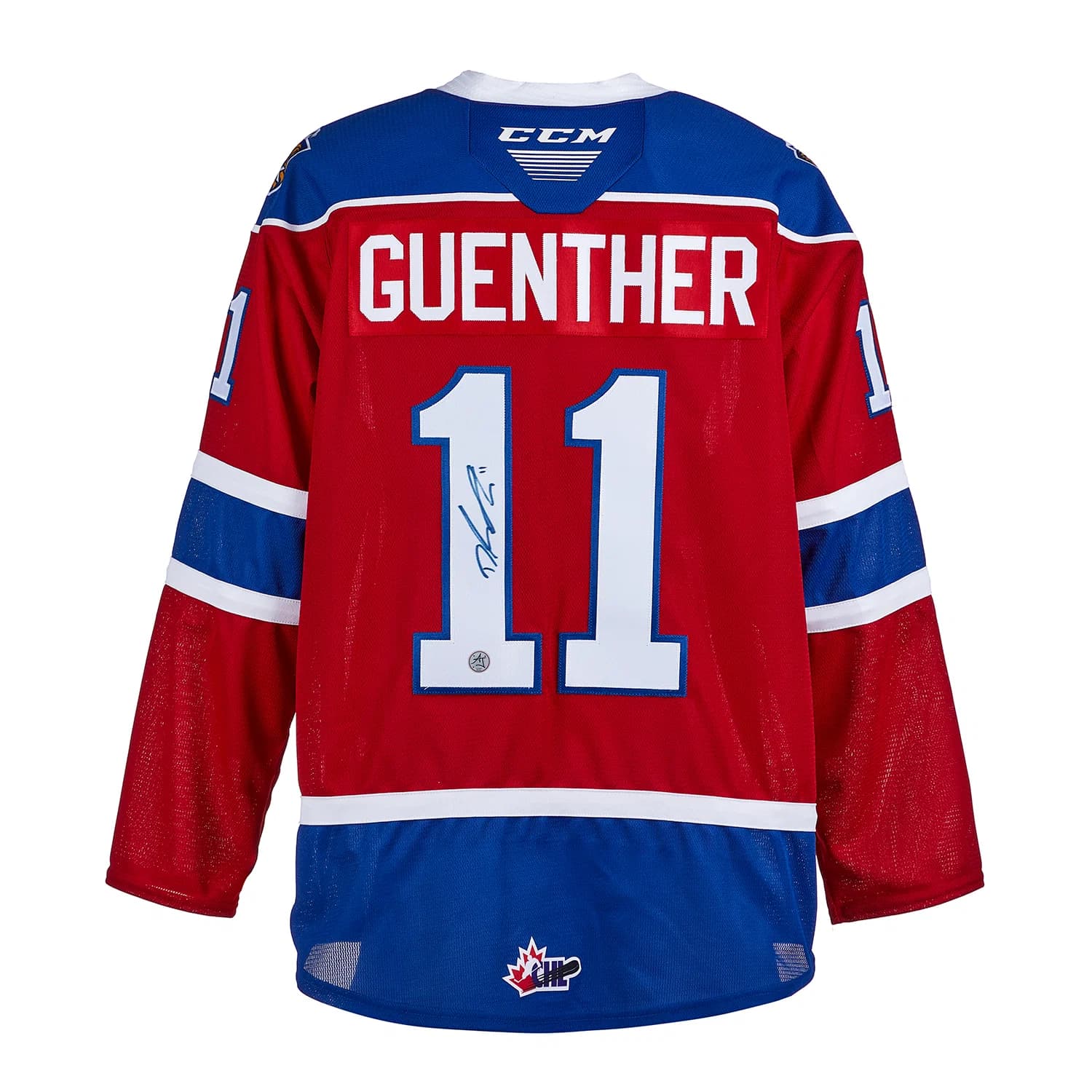 Dylan Guenther Autographed Edmonton Oil Kings CHL CCM Jersey Dylan Guenther Jersey edmonton-oil-kings-chl-ccm, supplier stock photo