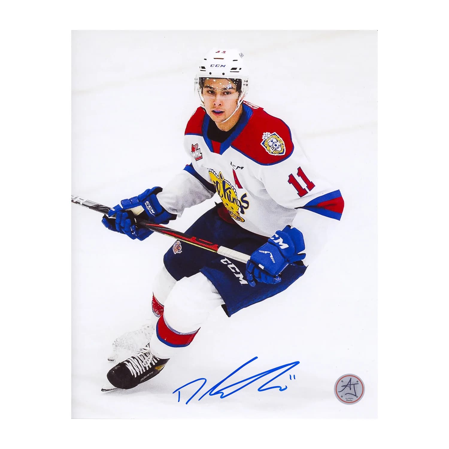 Dylan Guenther Autographed Edmonton Oil Kings CHL Hockey 8x10 Photo Dylan Guenther Photo 8x10-edmonton-oil-kings-chl-hockey, supplier stock photo