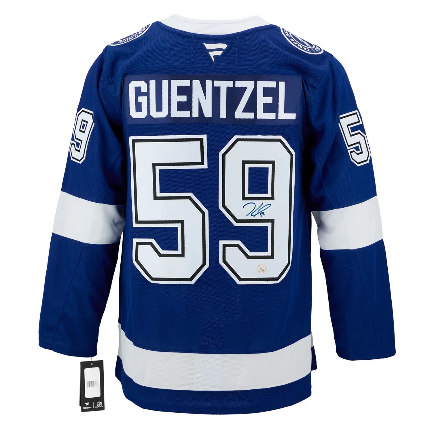 Jake Guentzel Autographed Tampa Bay Lightning Fanatics Premium Jersey Jake Guentzel Jersey jake-guentzel-tampa-bay-lightning-premium, Tampa Bay Lightning, supplier stock photo