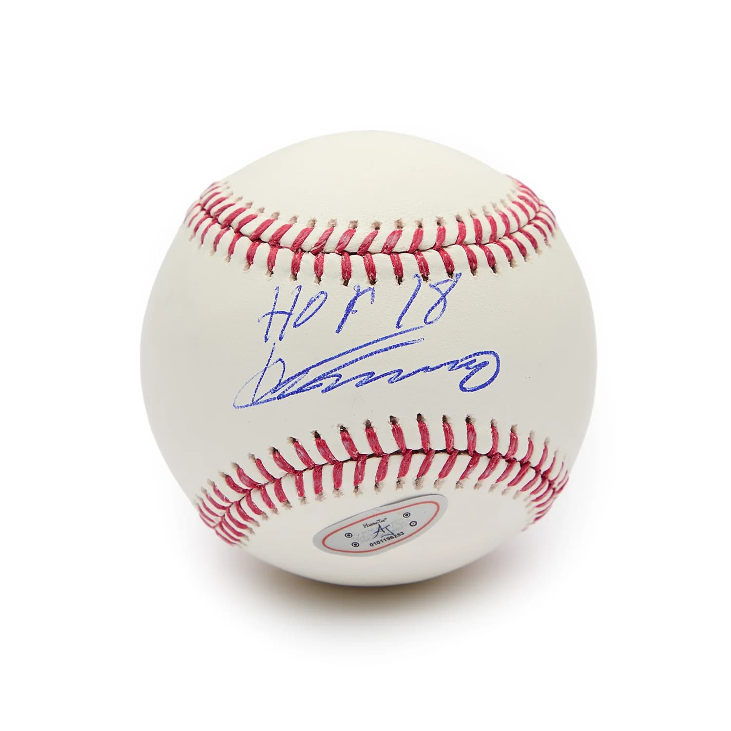 Vladimir Guerrero Sr Signed & Inscribed Rawlings Official Major League Baseball Vladimir Guerrero Sr Ball inscribed-rawlings-major-league-baseball, supplier stock photo