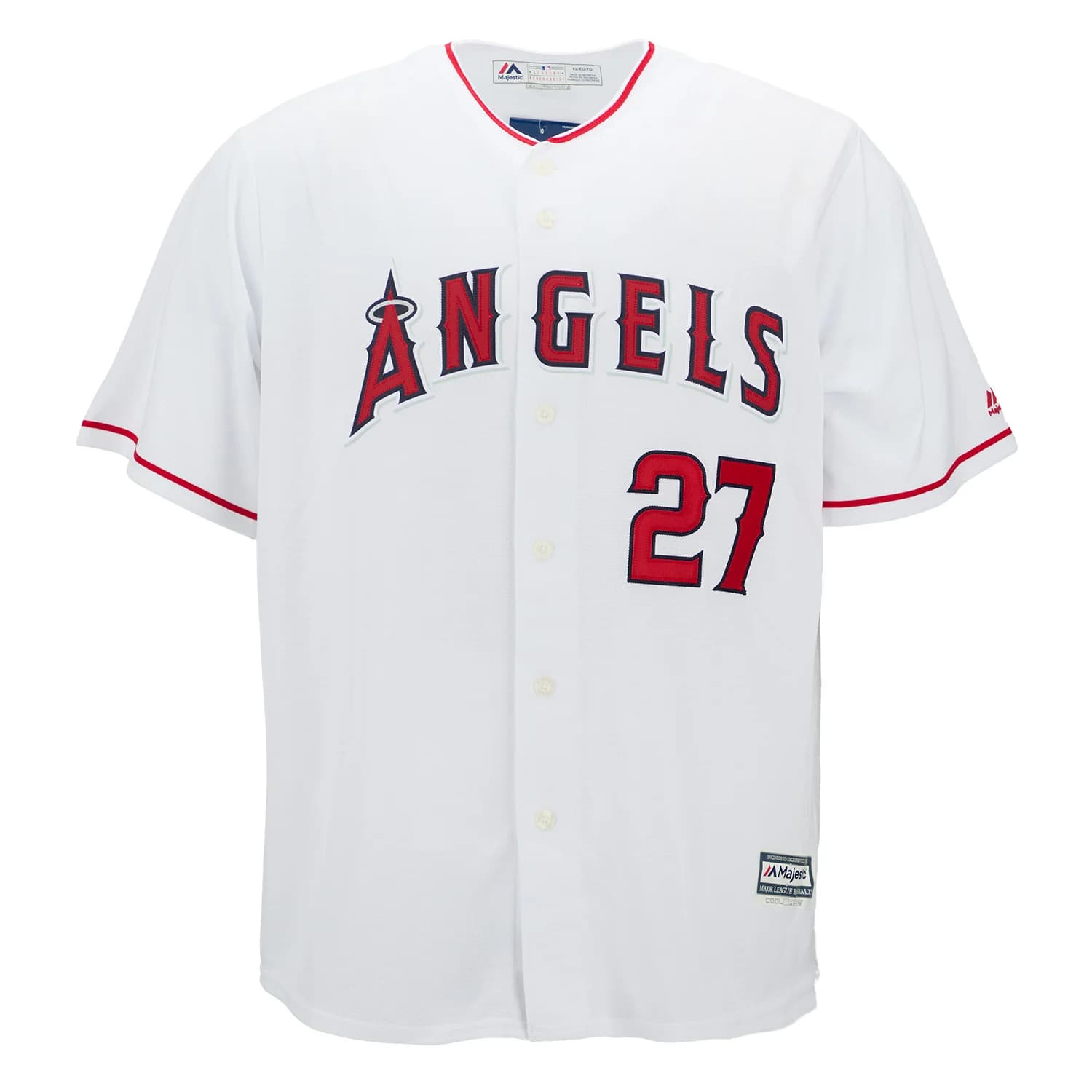 Vladimir Guerrero Sr Autographed Los Angeles Angels White Majestic Jersey Vladimir Guerrero Sr Jersey los-angeles-angels-white-majestic, view 2, supplier stock photo