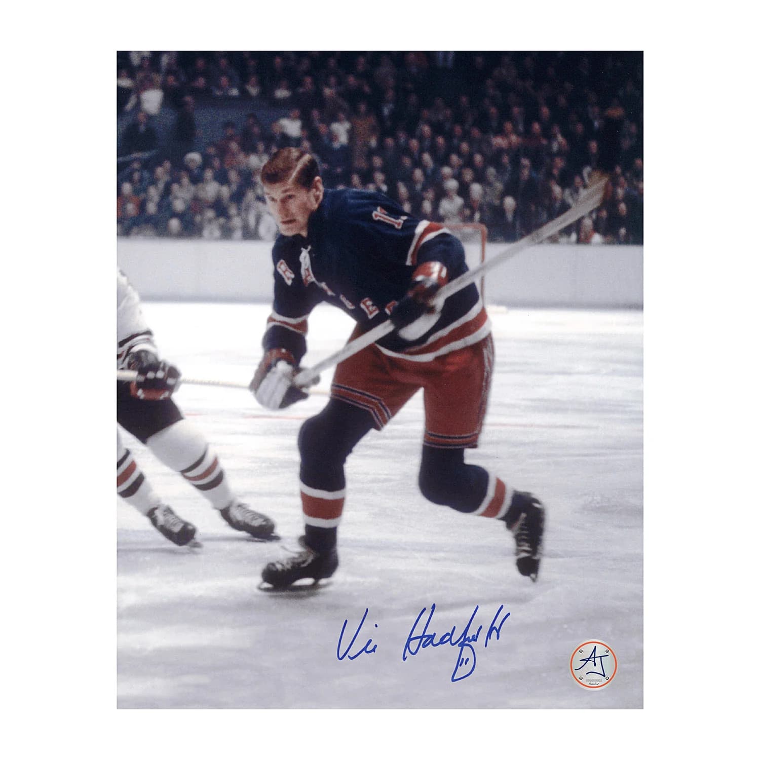 Vic Hadfield Signed New York Rangers Hockey 8x10 Photo Vic Hadfield Photo 8x10-hockey, New York Rangers, supplier stock photo