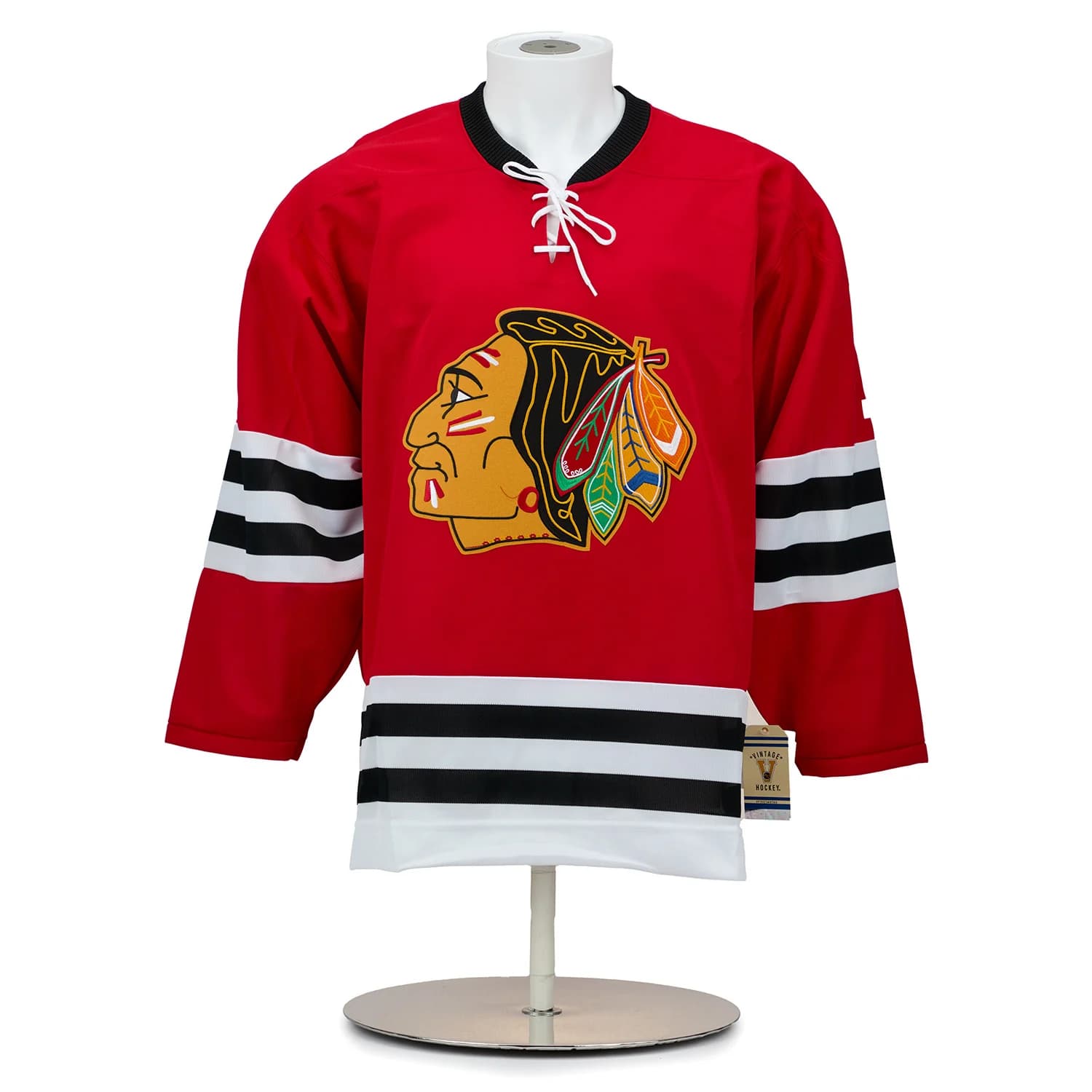 Glenn Hall Autographed Chicago Blackhawks Vintage CCM Jersey Glenn Hall Jersey glenn-hall-vintage-ccm, Chicago Blackhawks, view 2, supplier stock photo