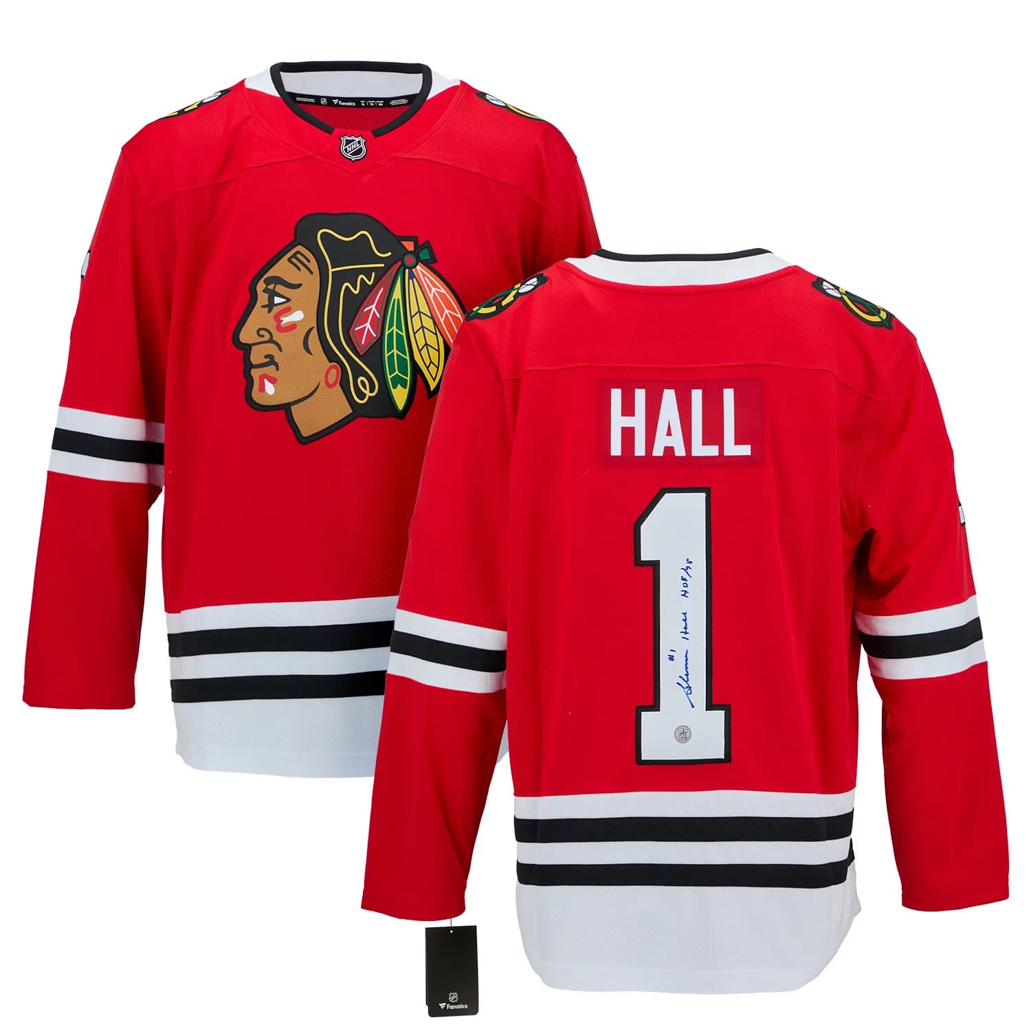 Glenn Hall Autographed Chicago Blackhawks Fanatics Breakaway Jersey Glenn Hall Jersey glenn-hall-breakaway, Chicago Blackhawks, view 3, supplier stock photo