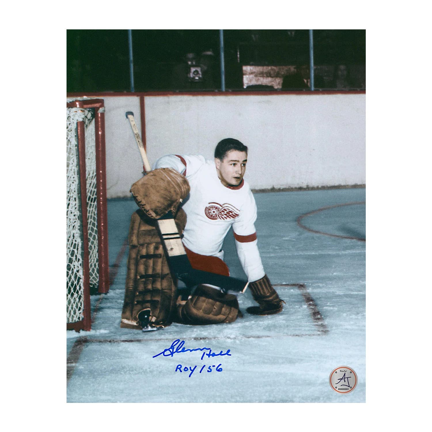 Glenn Hall Signed & Inscribed Detroit Red Wings Classic Hockey 8x10 Photo Glenn Hall Photo 8x10-inscribed-classic-hockey, Detroit Red Wings, supplier stock photo