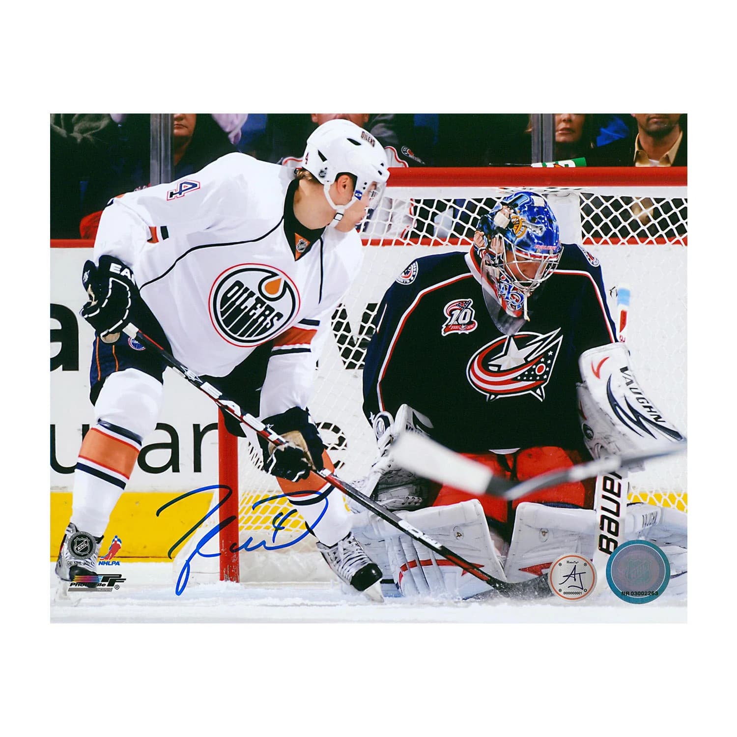 Taylor Hall Autographed Edmonton Oilers 1st Goal 8x10 Photo Taylor Hall Photo 8x10-1st-goal, Edmonton Oilers, supplier stock photo