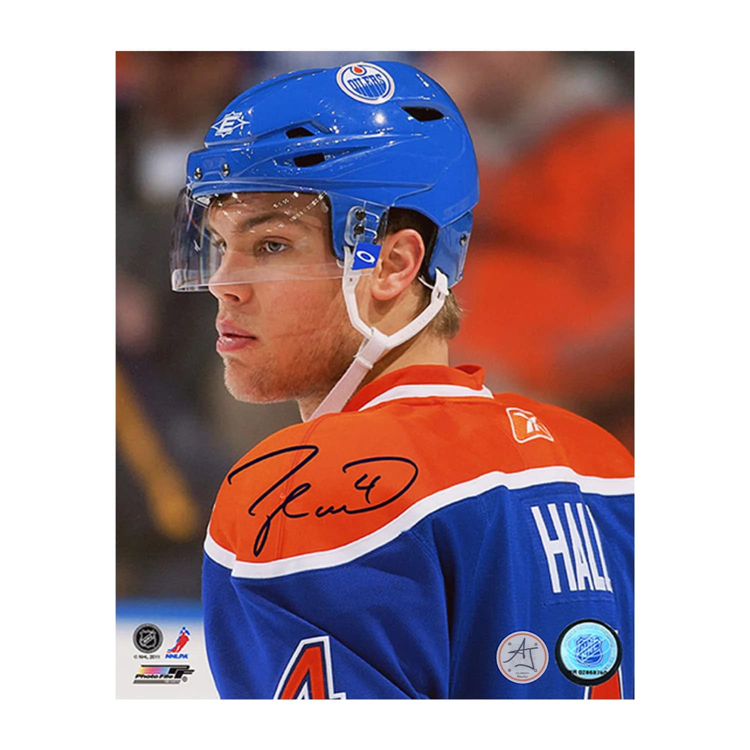 Taylor Hall Signed Edmonton Oilers Intensity 8x10 Photo Taylor Hall Photo 8x10-taylor-hall-intensity, Edmonton Oilers, supplier stock photo