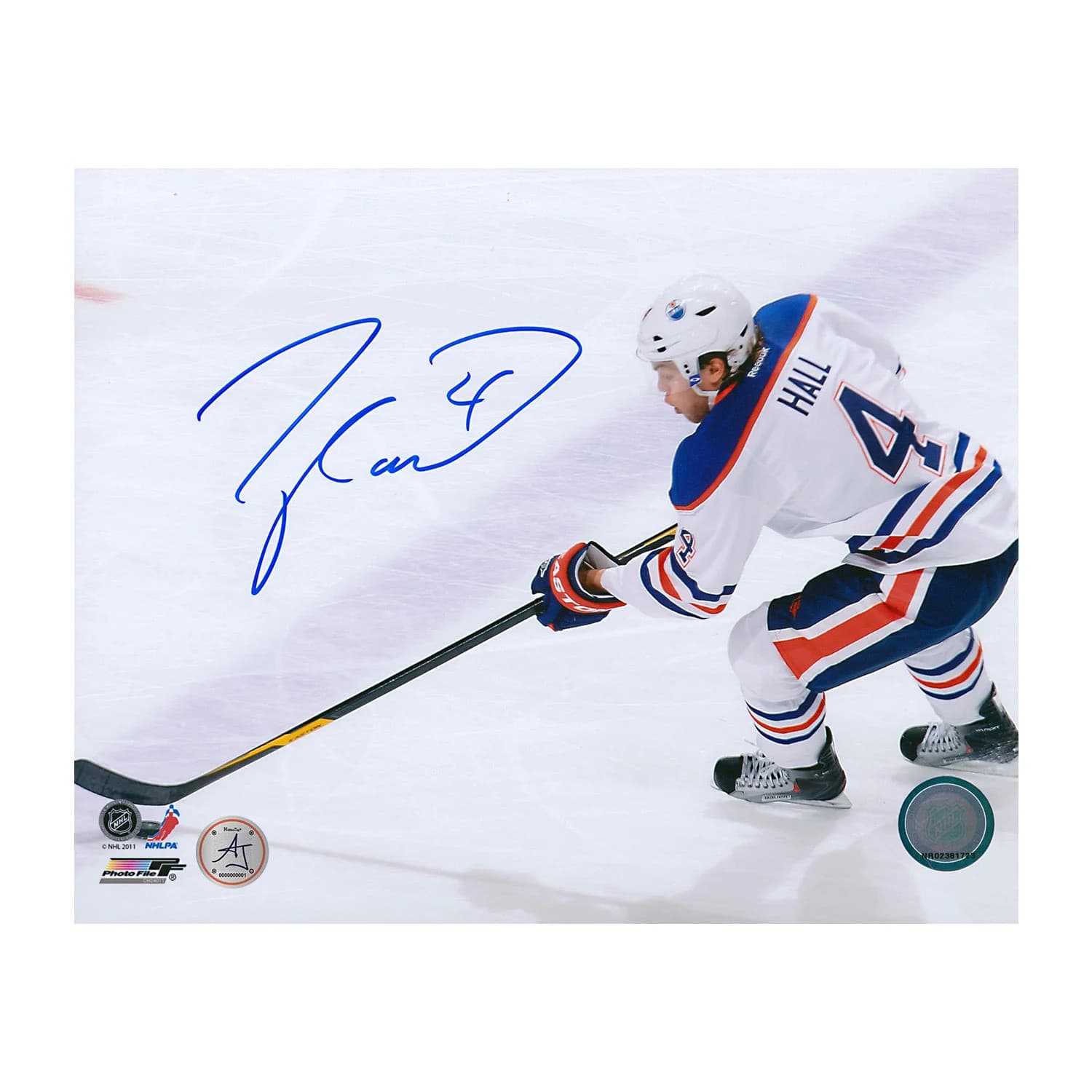 Taylor Hall Signed Edmonton Oilers Attack Zone 8x10 Photo Taylor Hall Photo 8x10-attack-zone, Edmonton Oilers, supplier stock photo