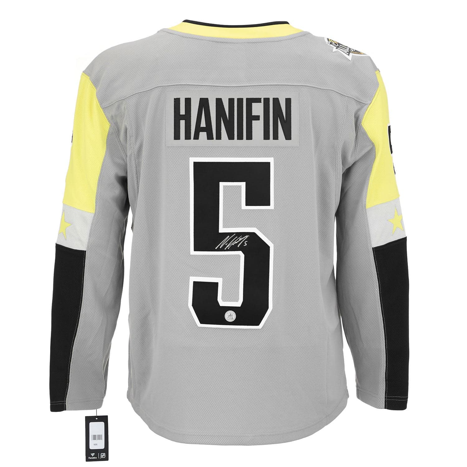 Noah Hanifin Signed 2018 NHL All-Star Game Metro Fanatics Breakaway Noah Hanifin Jersey 2018-nhl-all-star-game-metro, supplier stock photo