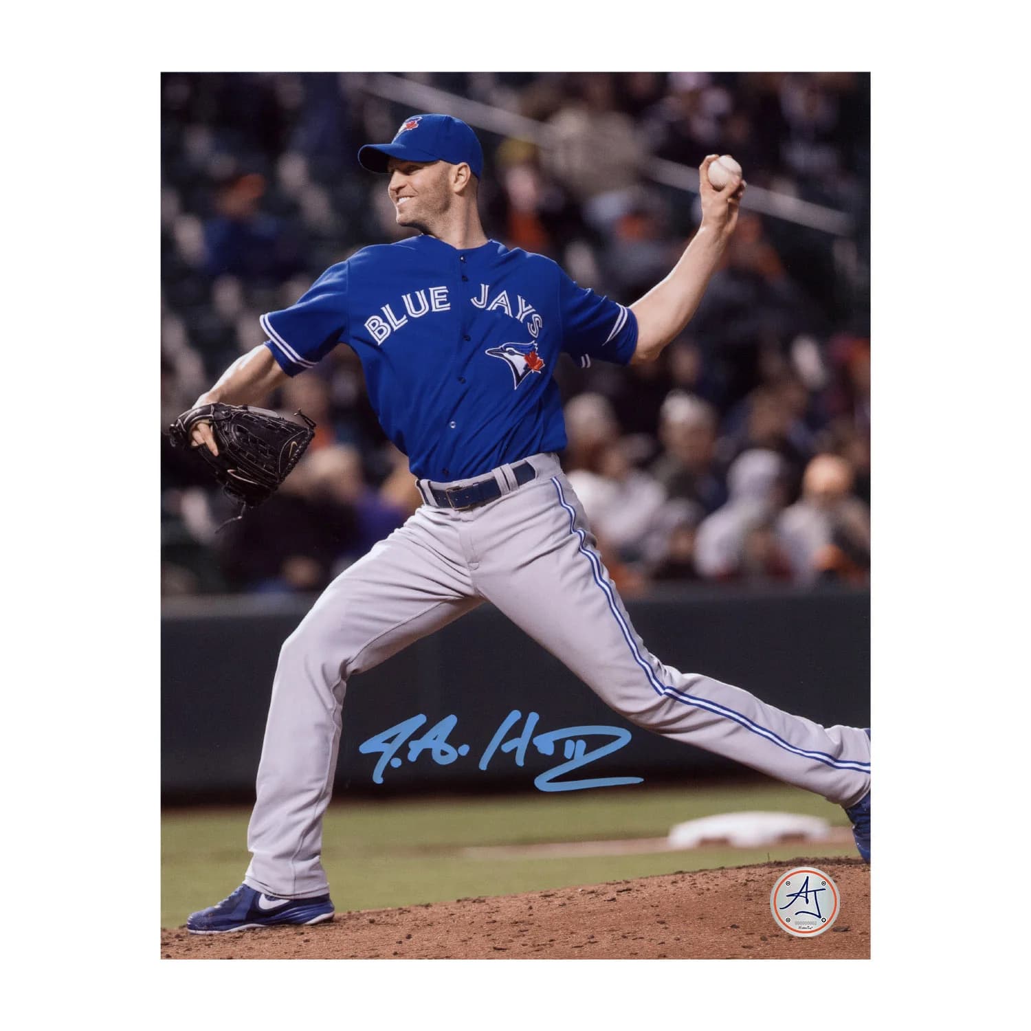 JA Happ Autographed Toronto Blue Jays 8x10 Photo JA Happ Photo 8x10-toronto-blue-jays, supplier stock photo