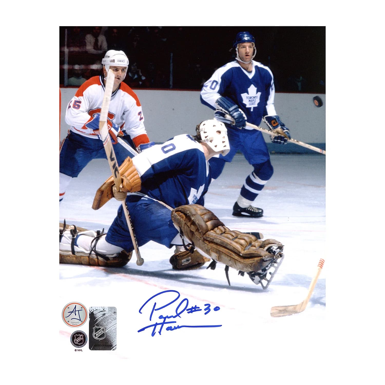 Paul Harrisson Autographed Toronto Maple Leafs Kick Save 8x10 Photo Paul Harrisson Photo 8x10-kick-save, Toronto Maple Leafs, supplier stock photo