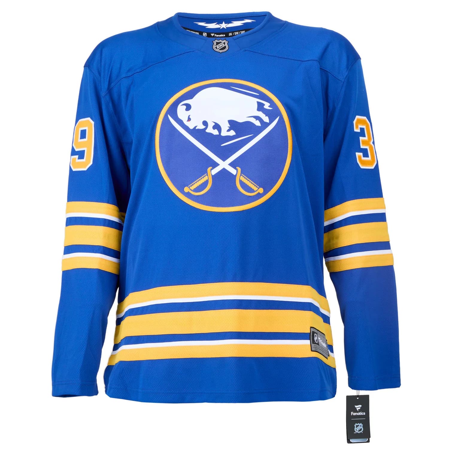 Dominik Hasek Autographed Buffalo Sabres Fanatics Breakaway Jersey Dominik Hasek Jersey breakaway, Buffalo Sabres, view 2, supplier stock photo