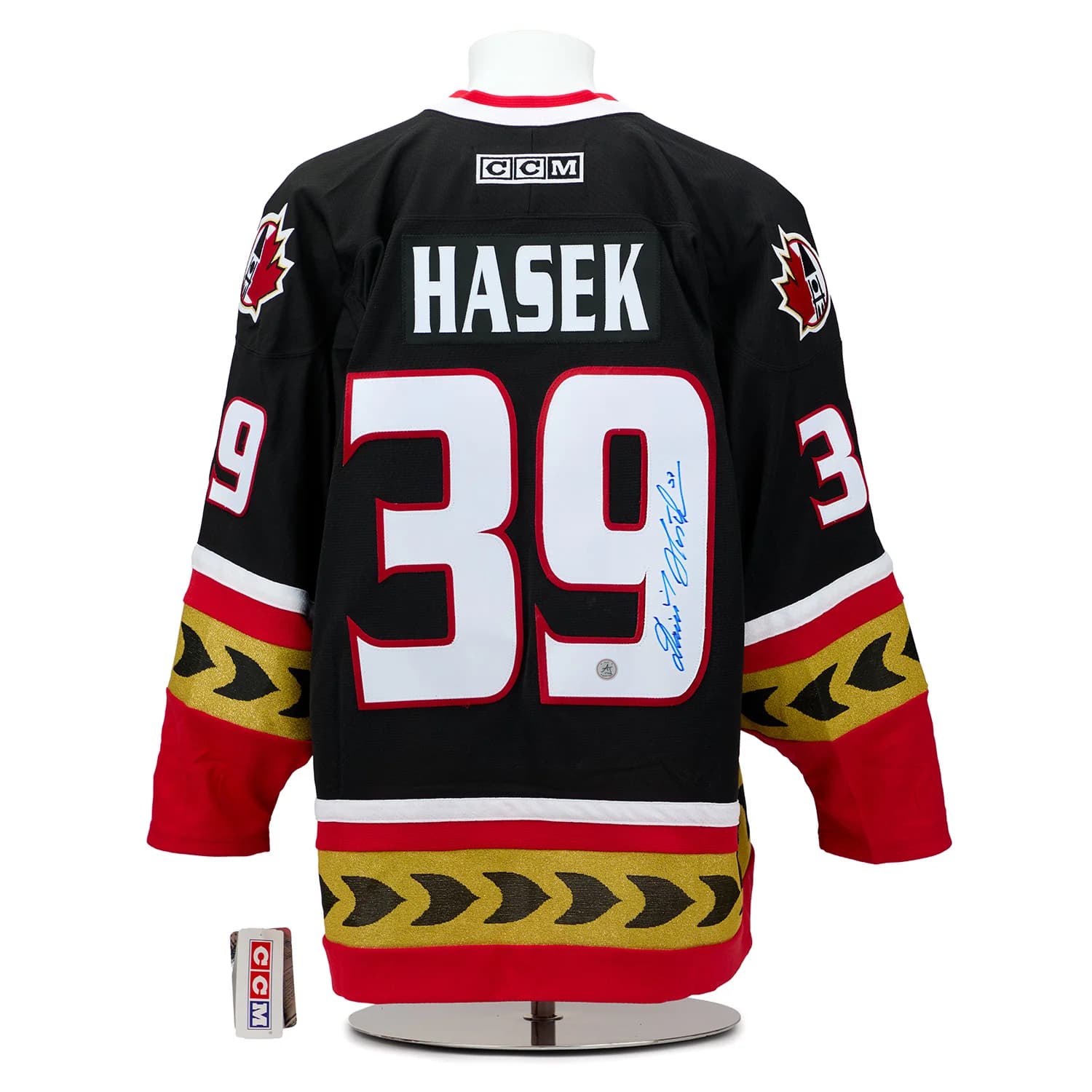 Dominik Hasek Autographed Ottawa Senators Vintage CCM Jersey Dominik Hasek Jersey dominik-hasek-ottawa-senators-vintage-ccm, Ottawa Senators, supplier stock photo