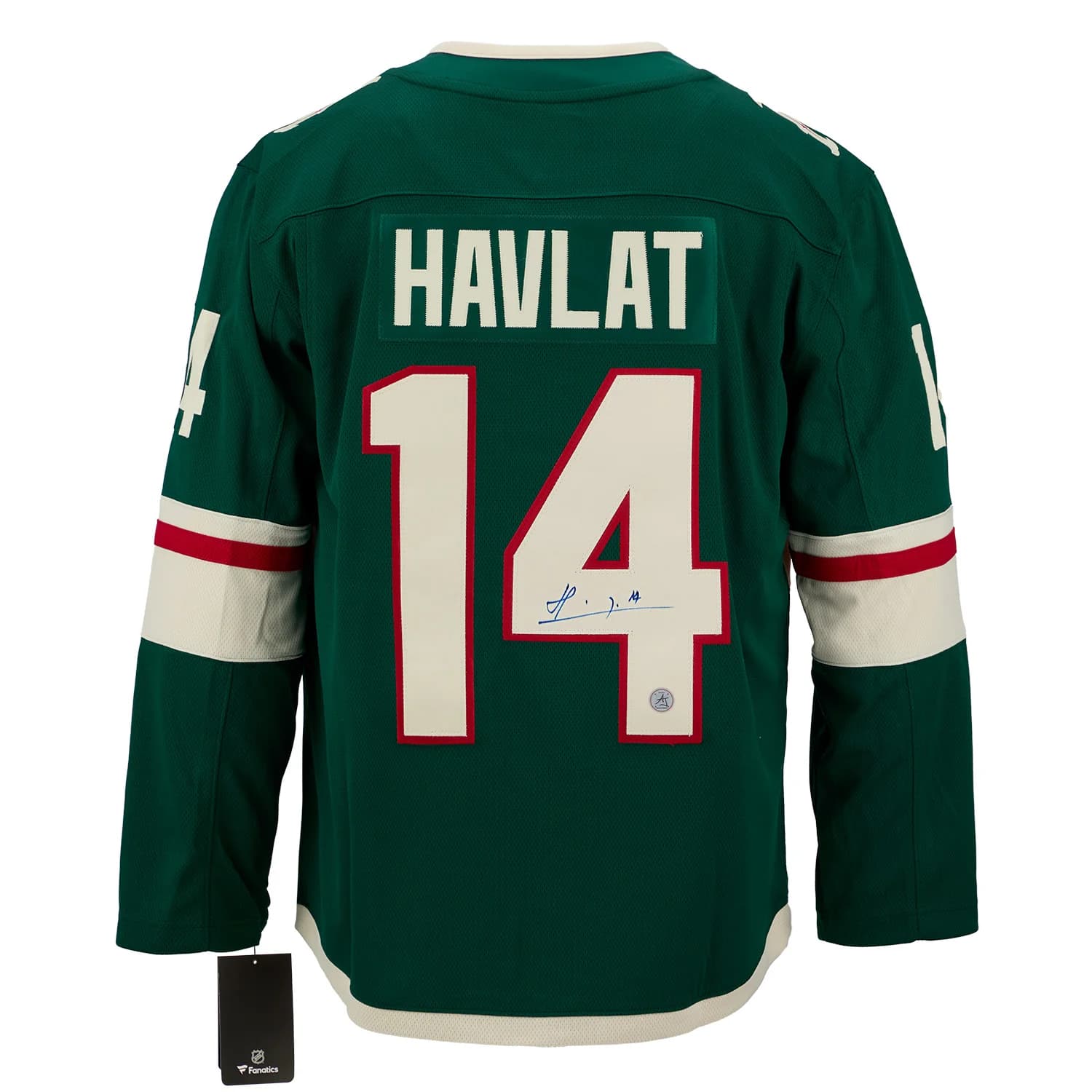Martin Havlat Autographed Minnesota Wild Fanatics Breakaway Jersey Martin Havlat Jersey breakaway, Minnesota Wild, supplier stock photo