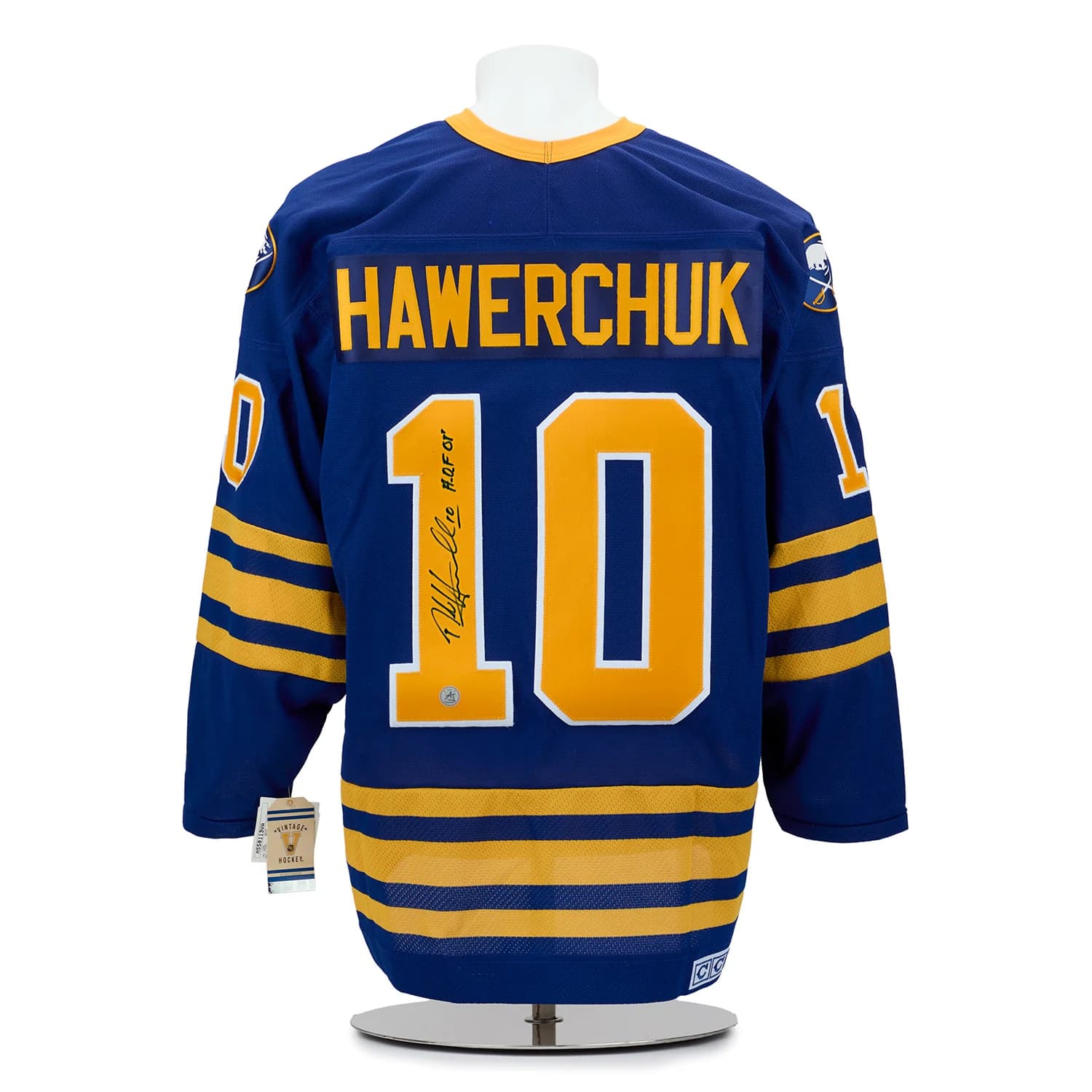 Dale Hawerchuk Autographed Buffalo Sabres Vintage CCM Jersey Dale Hawerchuk Jersey dale-hawerchuk-buffalo-sabres-vintage-ccm, Buffalo Sabres, supplier stock photo