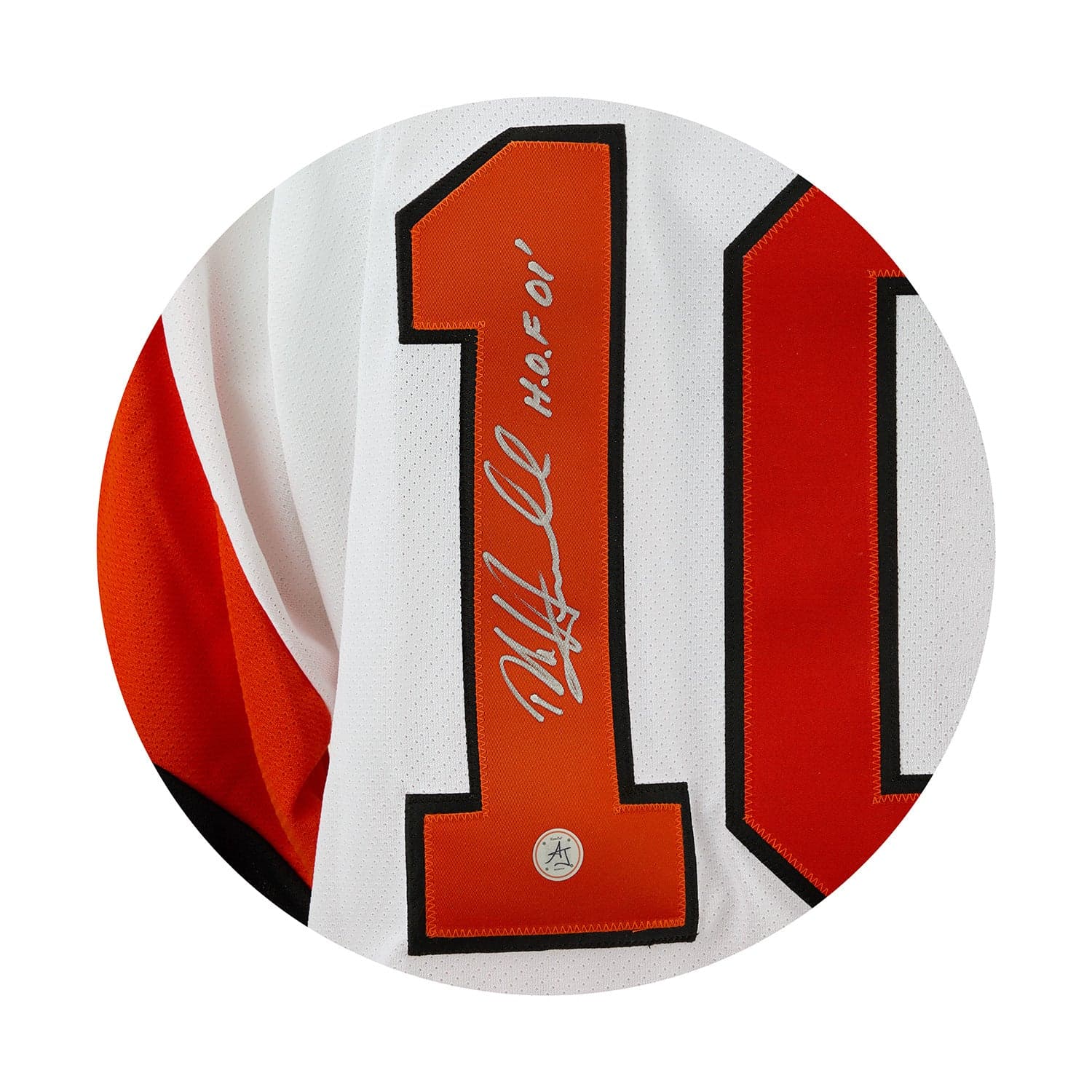 Dale Hawerchuk Signed Philadelphia Flyers White Vintage CCM Jersey Dale Hawerchuk Jersey dale-hawerchuk-philadelphia-flyers-white, Philadelphia Flyers, view 3, supplier stock photo