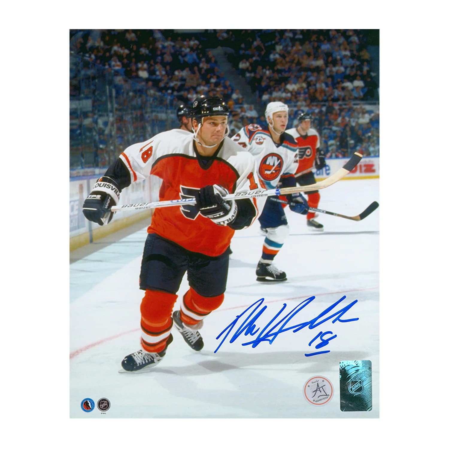 Dale Hawerchuk Autographed Philadelphia Flyers Hockey 8x10 Photo Dale Hawerchuk Photo 8x10-dale-hawerchuk-philadelphia-flyers-hockey, Philadelphia Flyers, supplier stock photo
