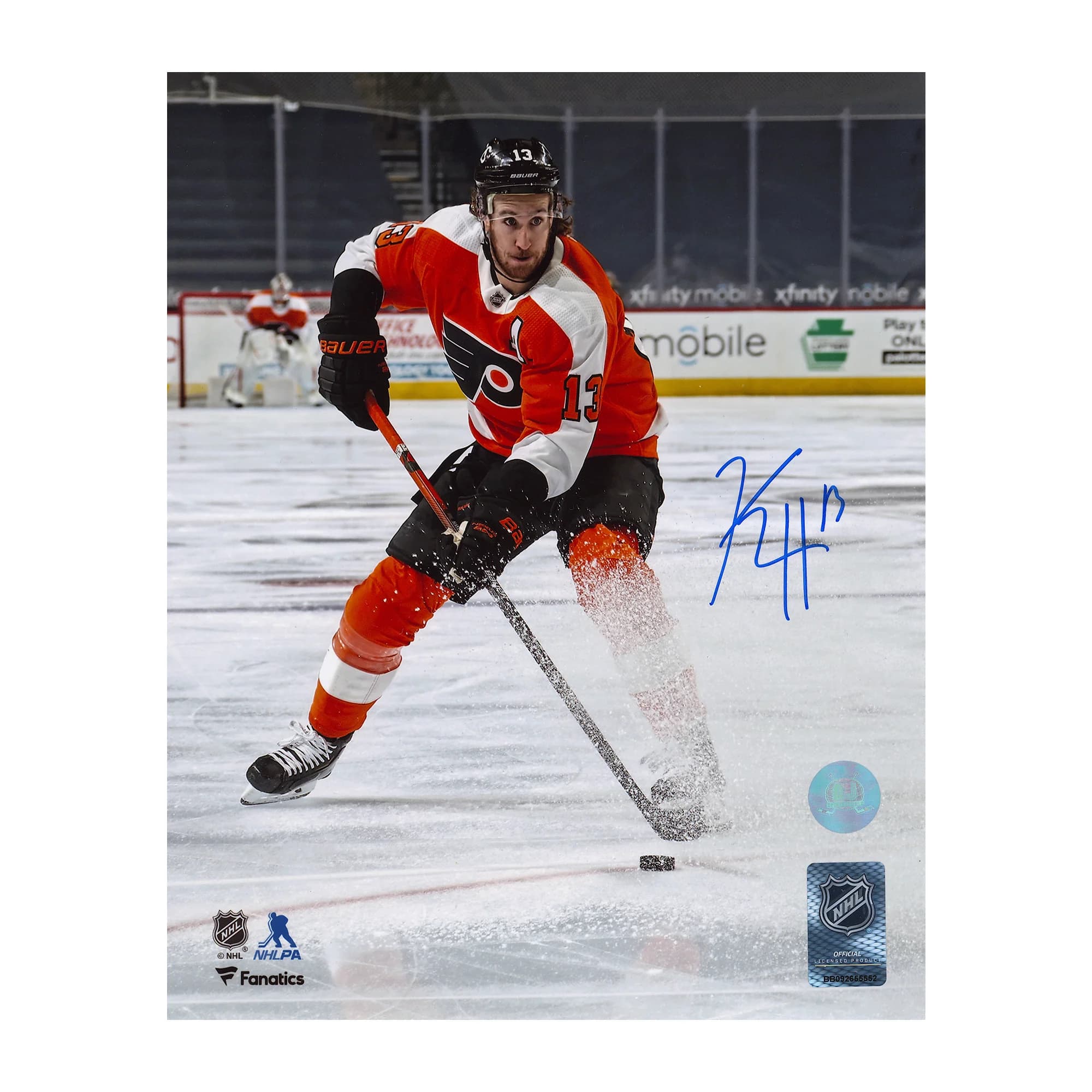 Kevin Hayes Autographed Philadelphia Flyers Stickhandling 8x10 Photo Kevin Hayes Photo 8x10-kevin-hayes-philadelphia-flyers, Philadelphia Flyers, supplier stock photo