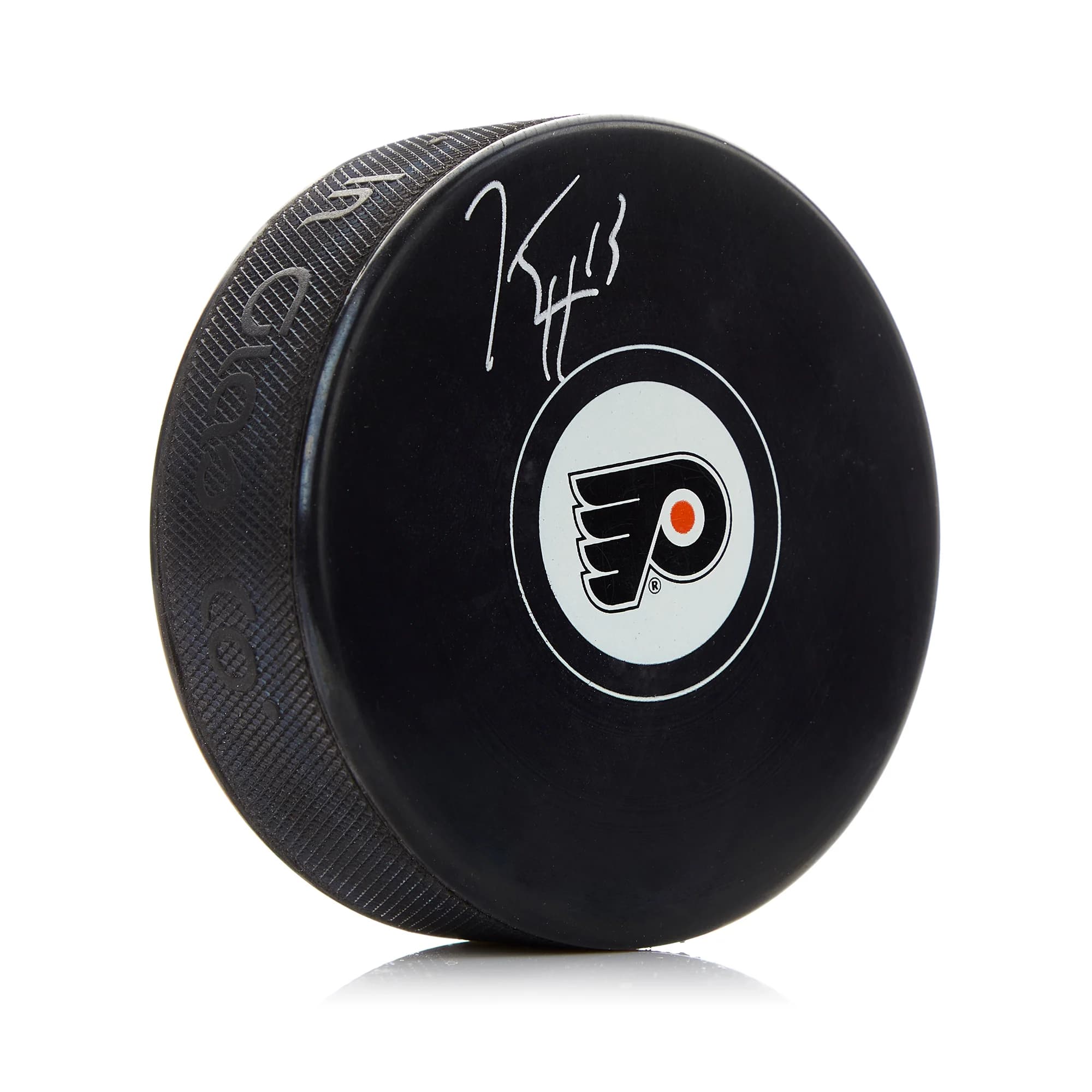 Kevin Hayes Philadelphia Flyers Autographed Hockey Puck Kevin Hayes Puck kevin-hayes-philadelphia-flyers-hockey, Philadelphia Flyers, supplier stock photo