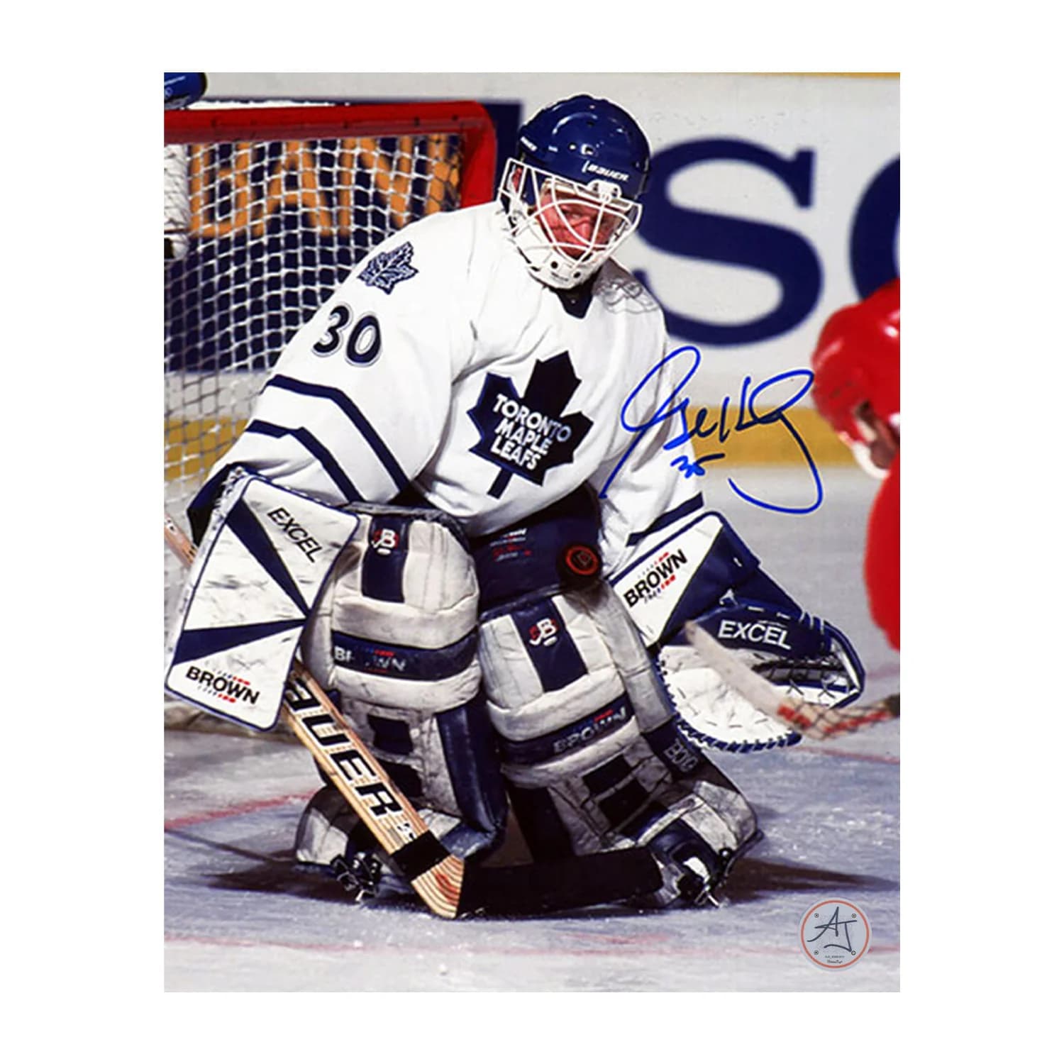 Glenn Healy Autographed Toronto Maple Leafs Netminder 8x10 Photo Glenn Healy Photo 8x10-netminder, Toronto Maple Leafs, supplier stock photo