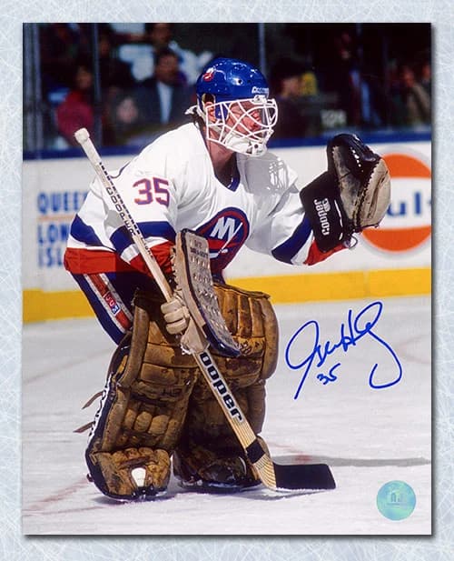 Glenn Healy Autographed New York Islanders Goalie 8x10 Photo Glenn Healy Photo 8x10-goalie, New York Islanders, supplier stock photo